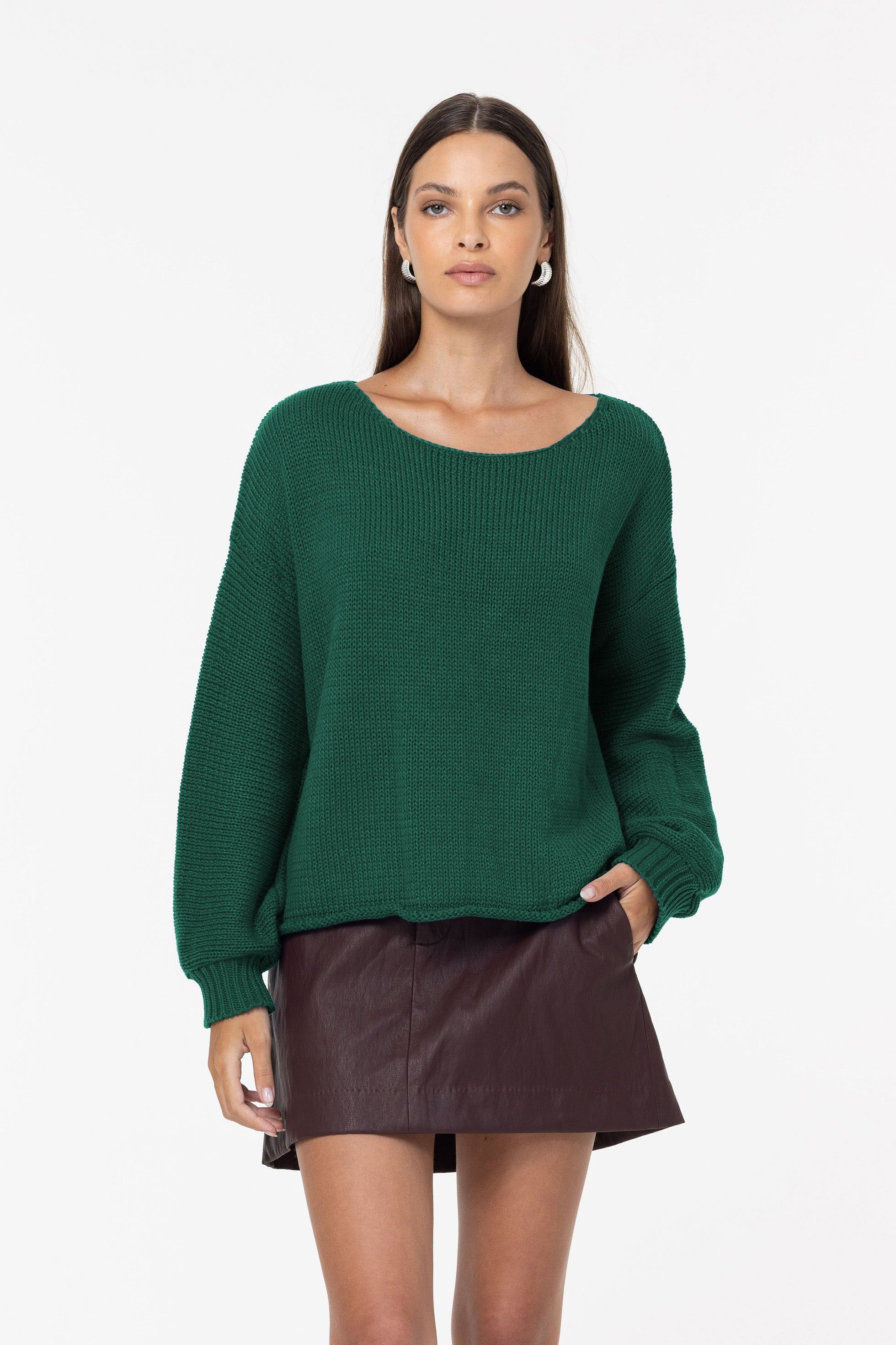 PRE-ORDER Close Sweater - Emerald
