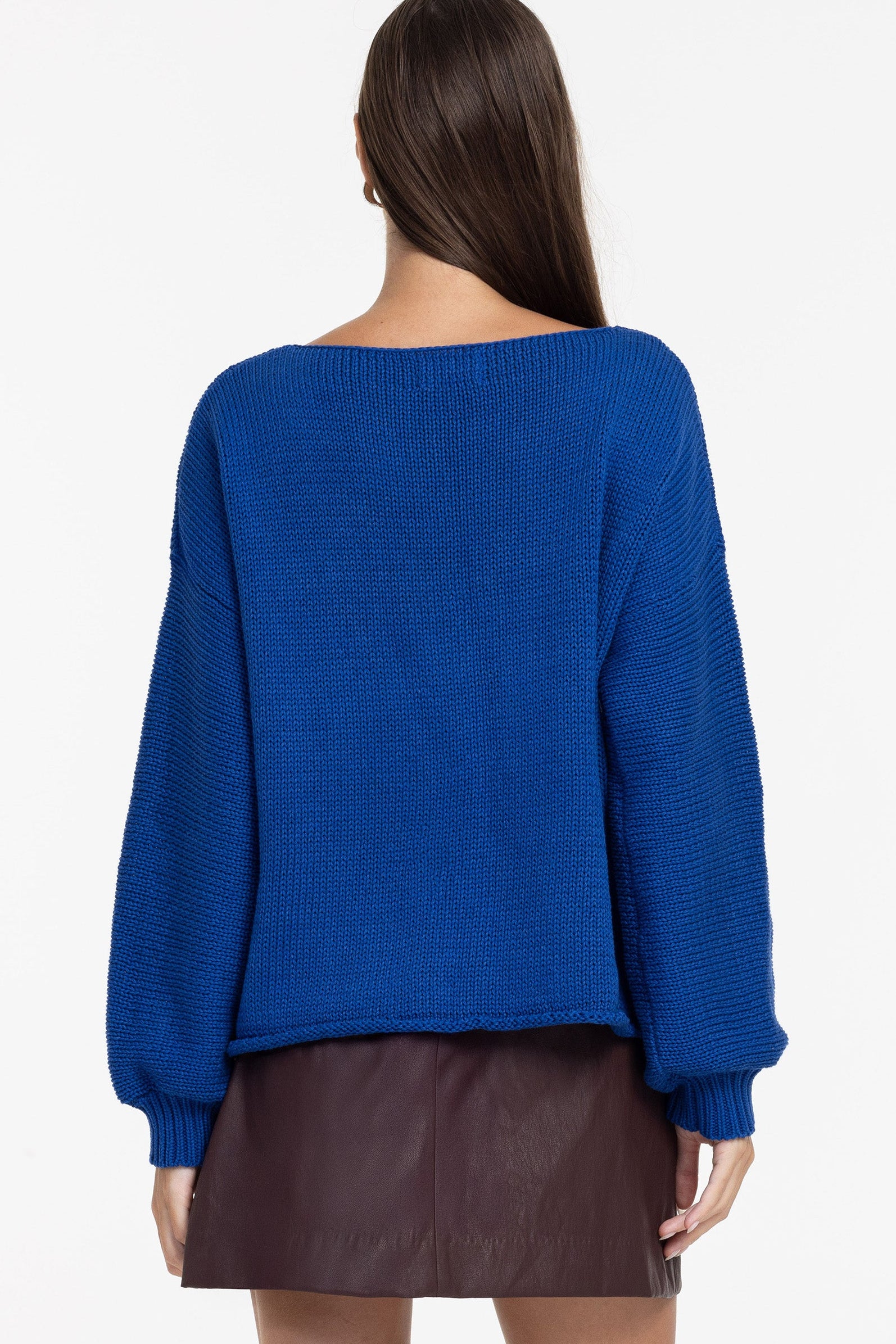 Close Sweater - Cobalt Blue