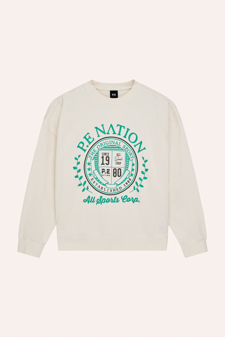 P.E Nation - Defend Sweat - Washed Winter White
