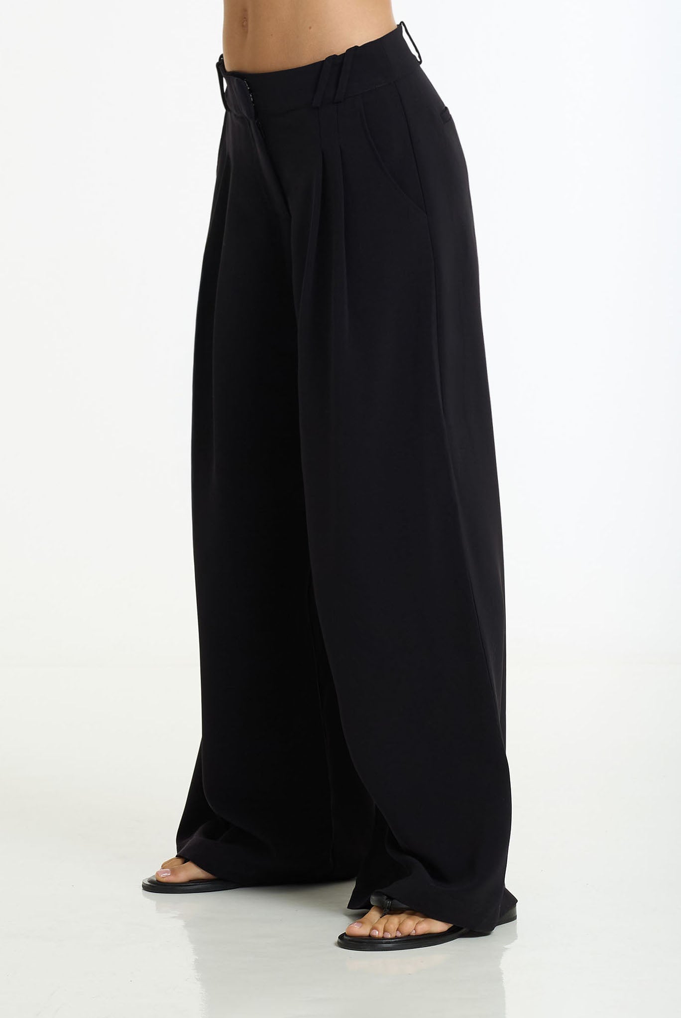 Dante Wide Leg Pant | Black | PRE-ORDER
