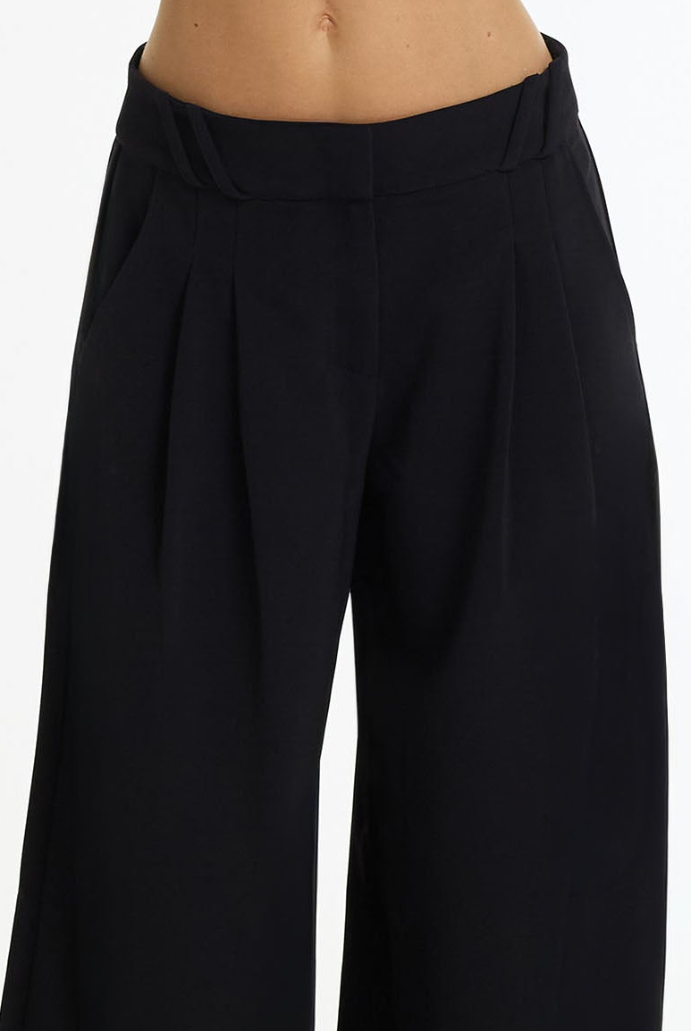 Dante Wide Leg Pant | Black
