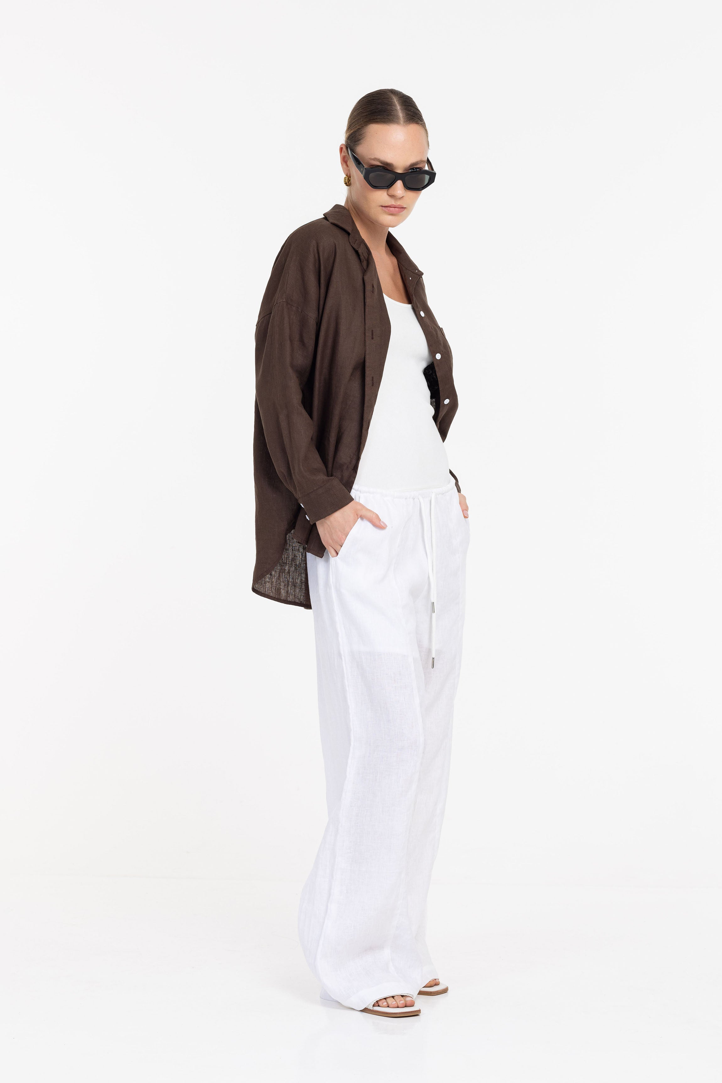Clark Pant - White
