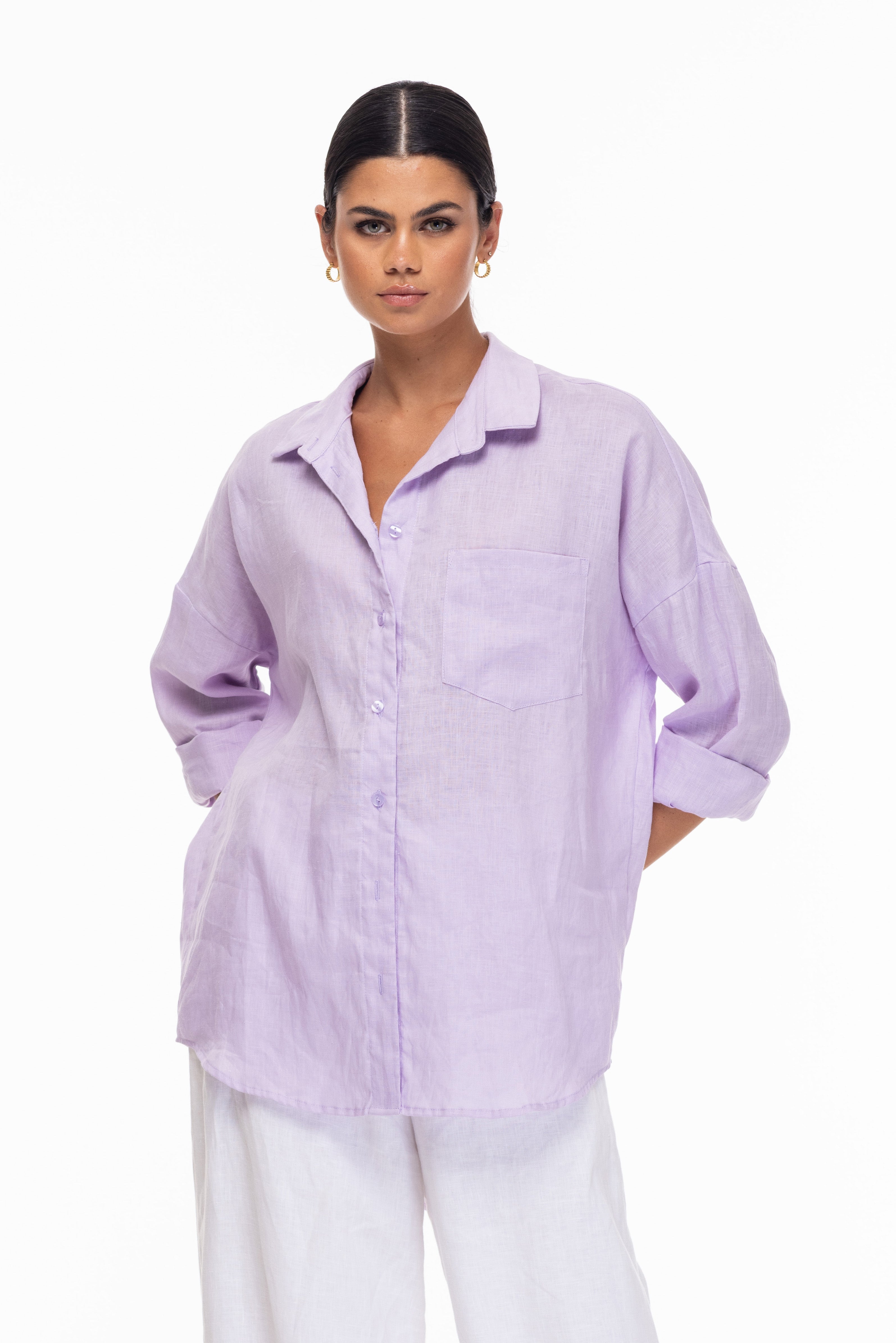 Defiant Shirt - Laila Purple