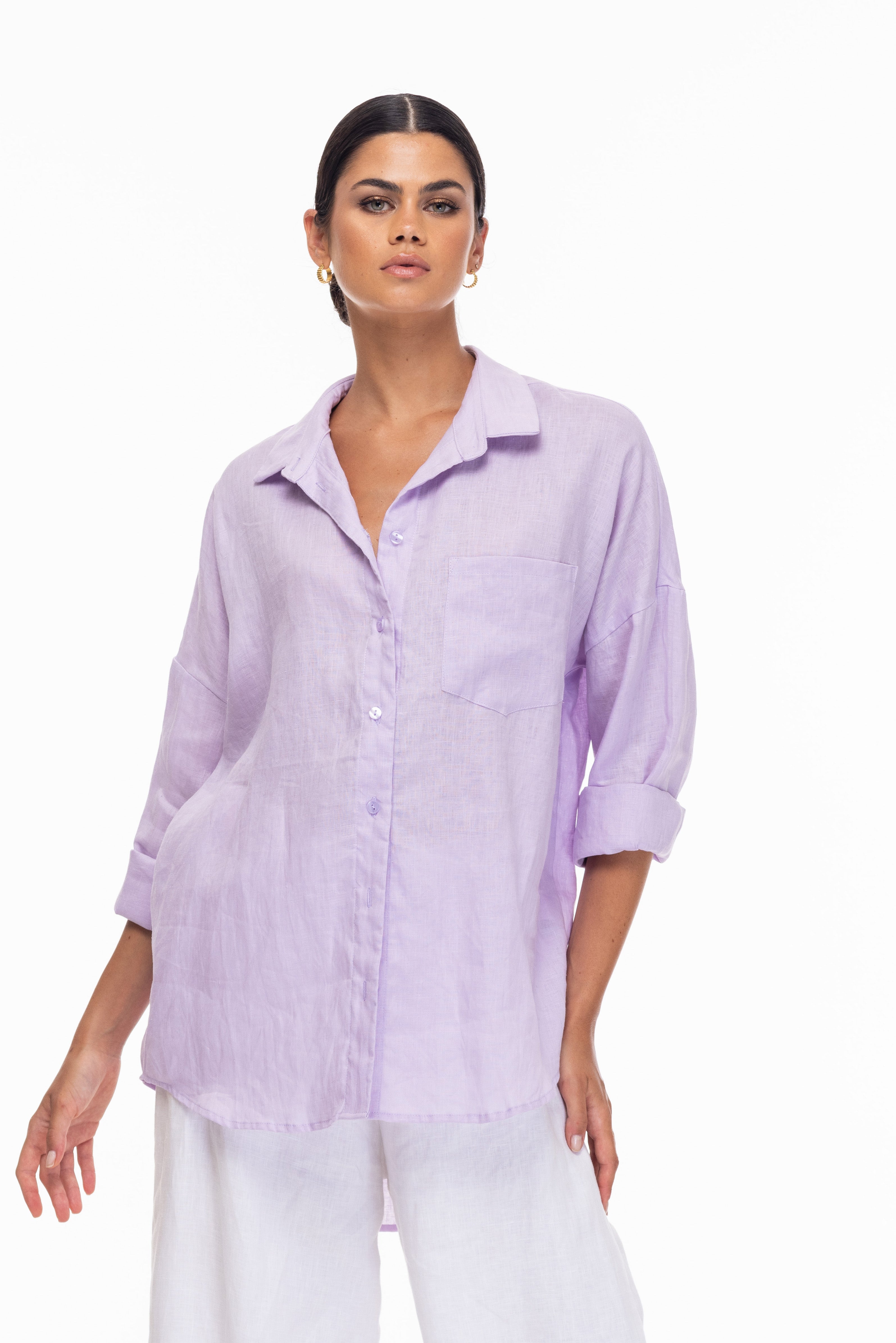 Defiant Shirt - Laila Purple