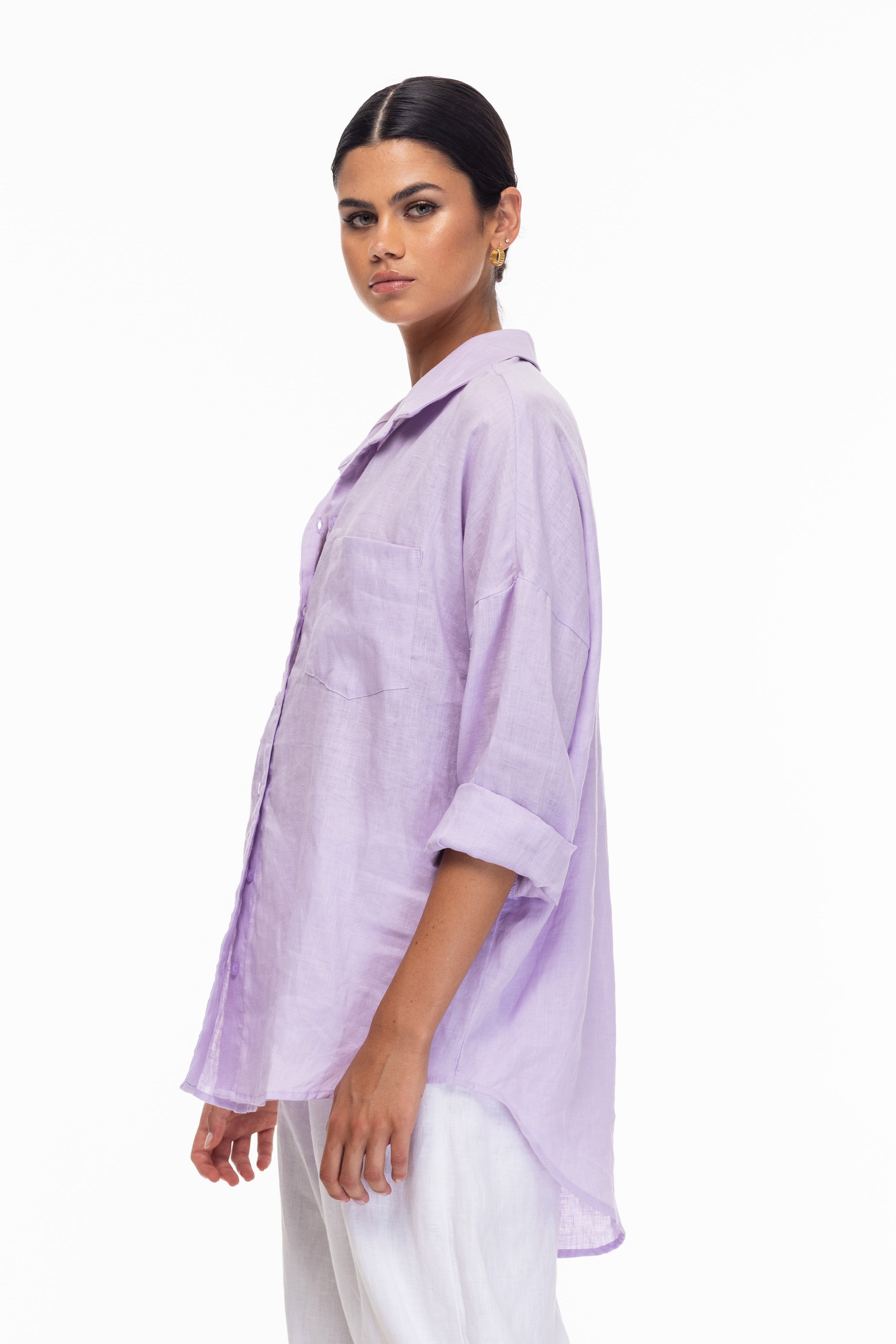 Defiant Shirt - Laila Purple