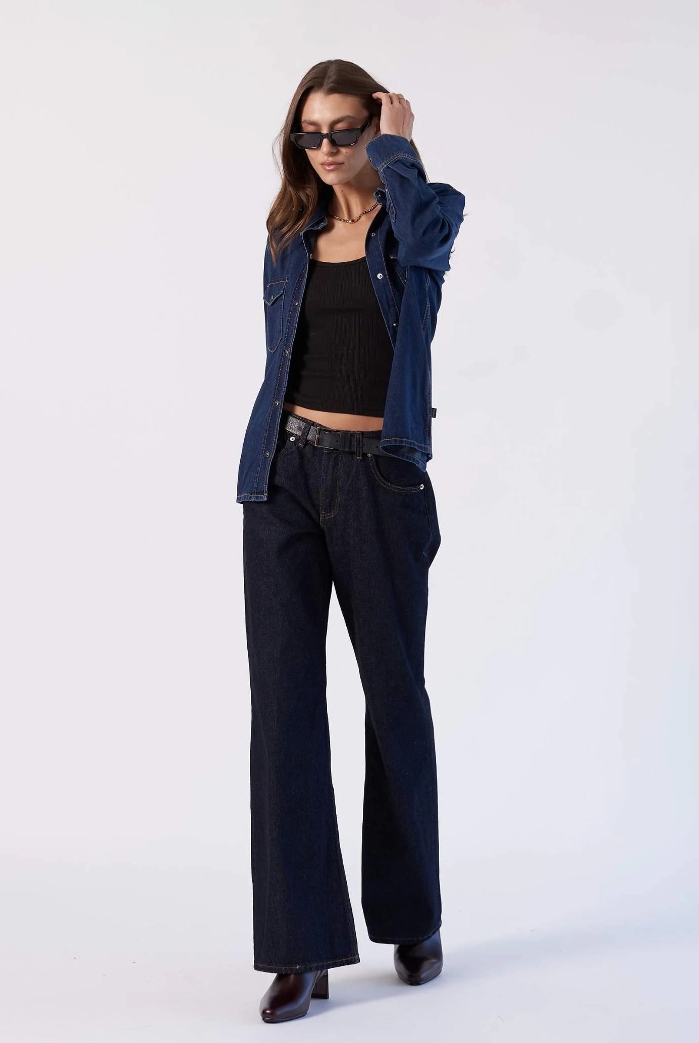 Dr Denim - Rhue Wide Jeans - Stream Rinse