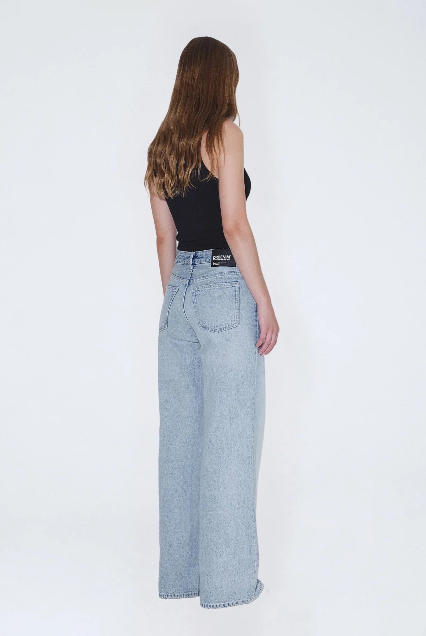 Dr Denim - Rhue Low Wide Jeans - Drift Pale Used