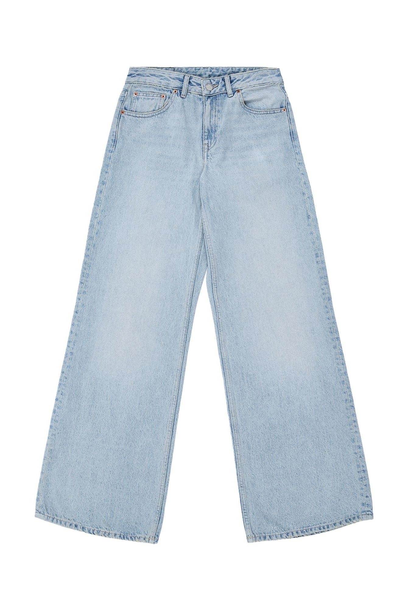 Dr Denim - Rhue Low Wide Jeans - Drift Pale Used