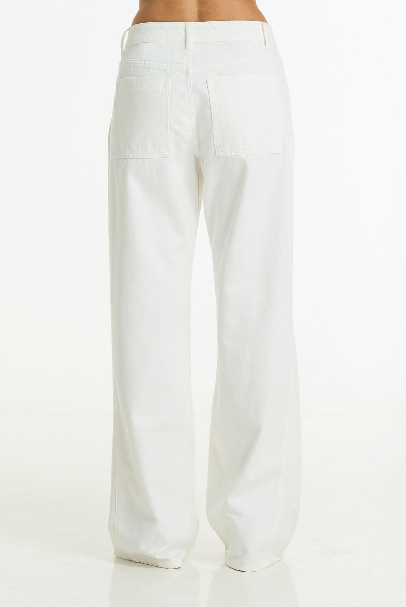 Drew Wide Leg Jean | Light Cream | PRE-ORDER