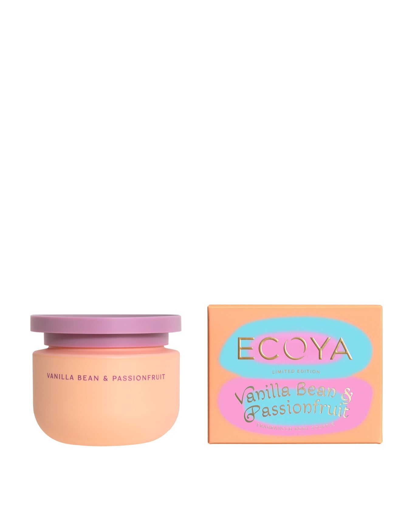 ECOYA - Vanilla Bean & Passionfruit Body Souffle - 150ml