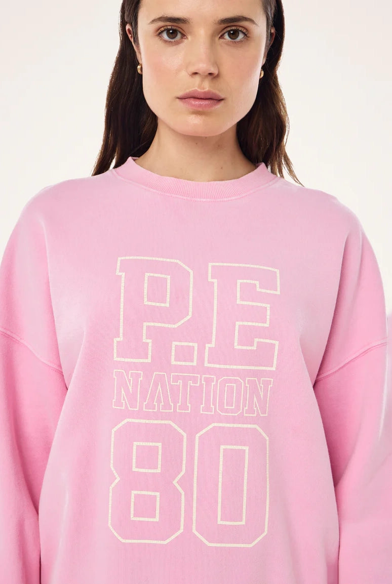 P.E Nation - Elysian Sweat - Washed Prism Pink
