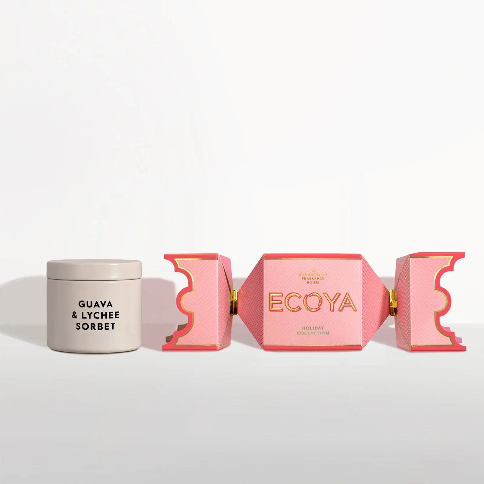 Ecoya - Holiday - Guava & Lychee Sorbet Tin Candle Bon Bon - 45g