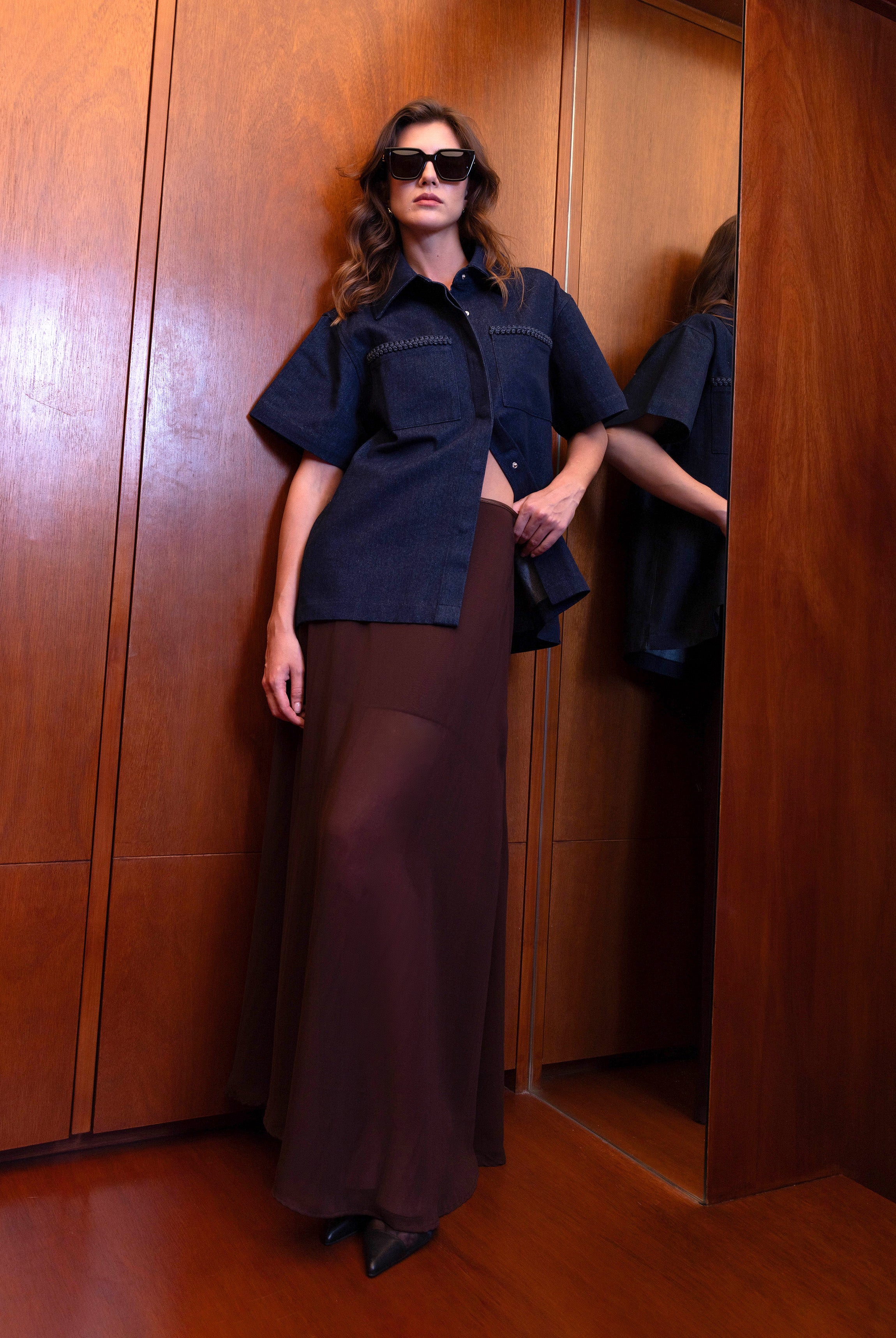 Electric Skirt - Chocolate