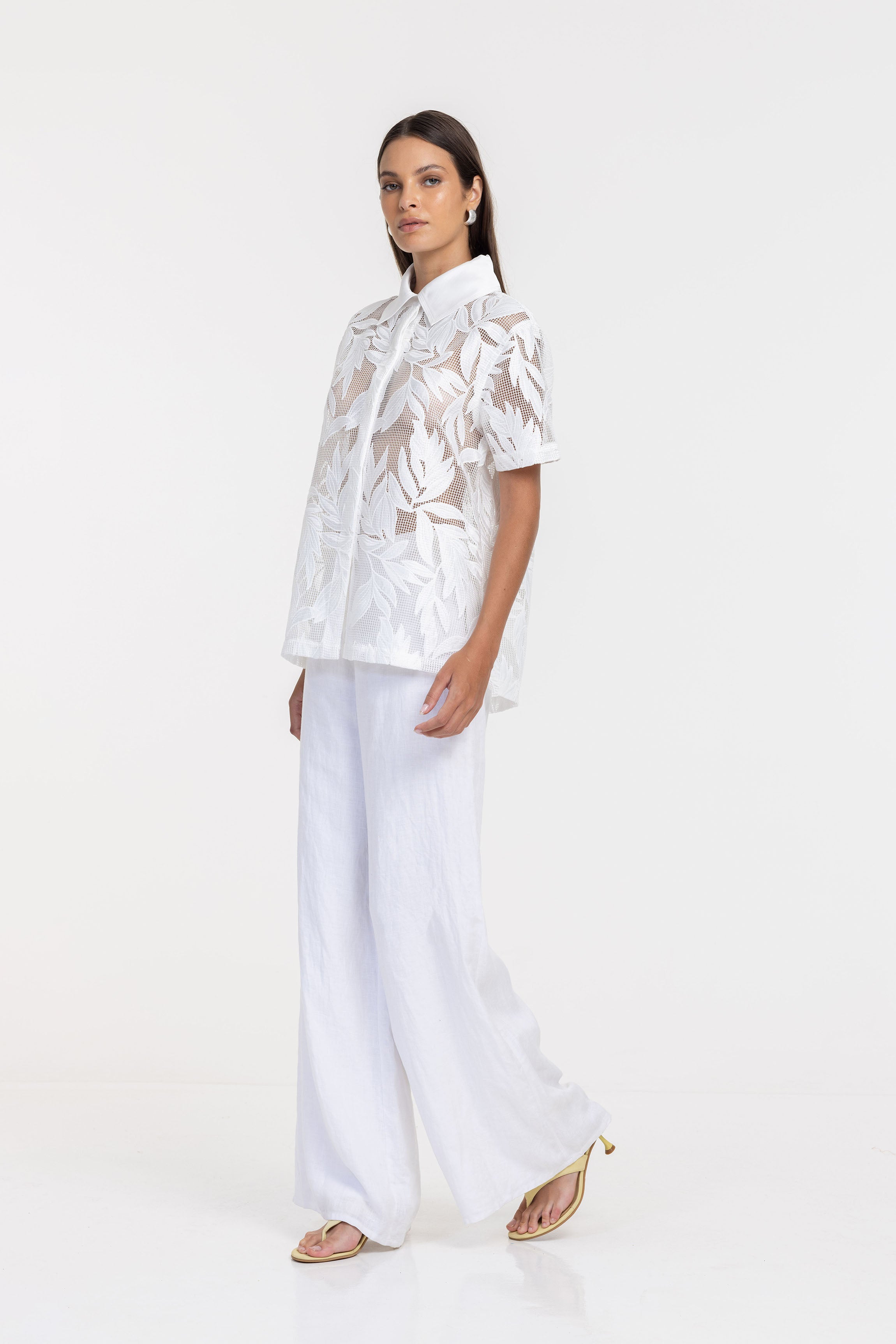 Linen Fever Pant - White