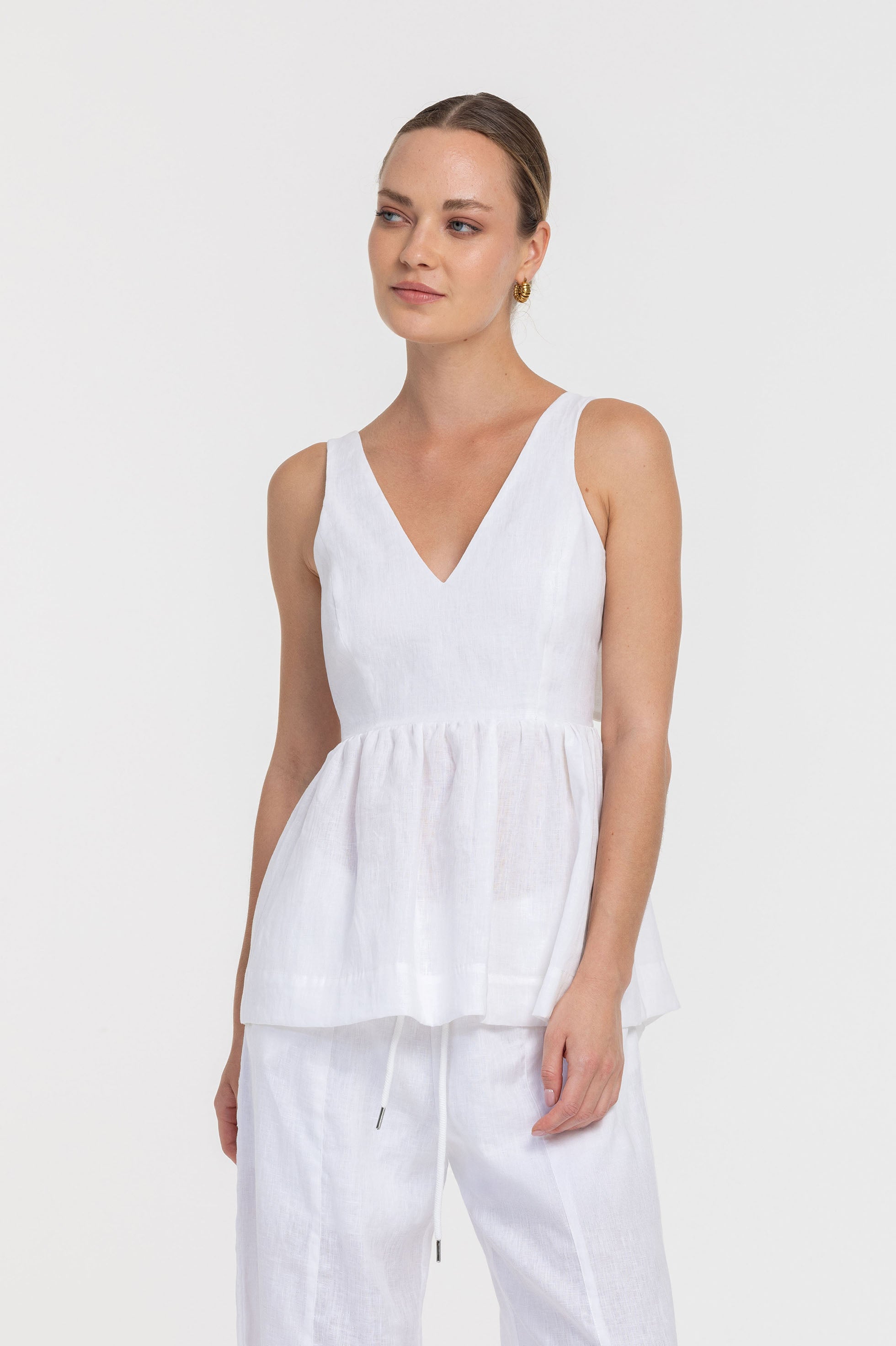 Elara Top - White