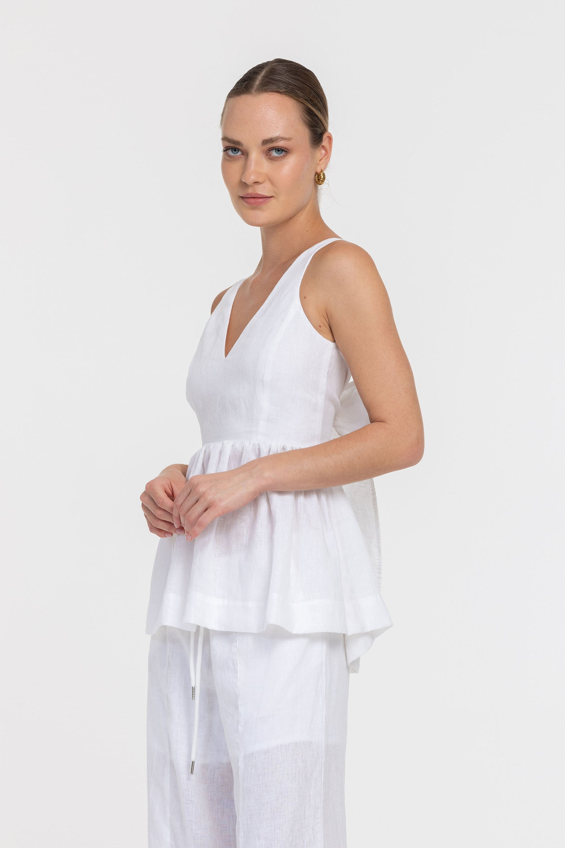 Elara Top - White