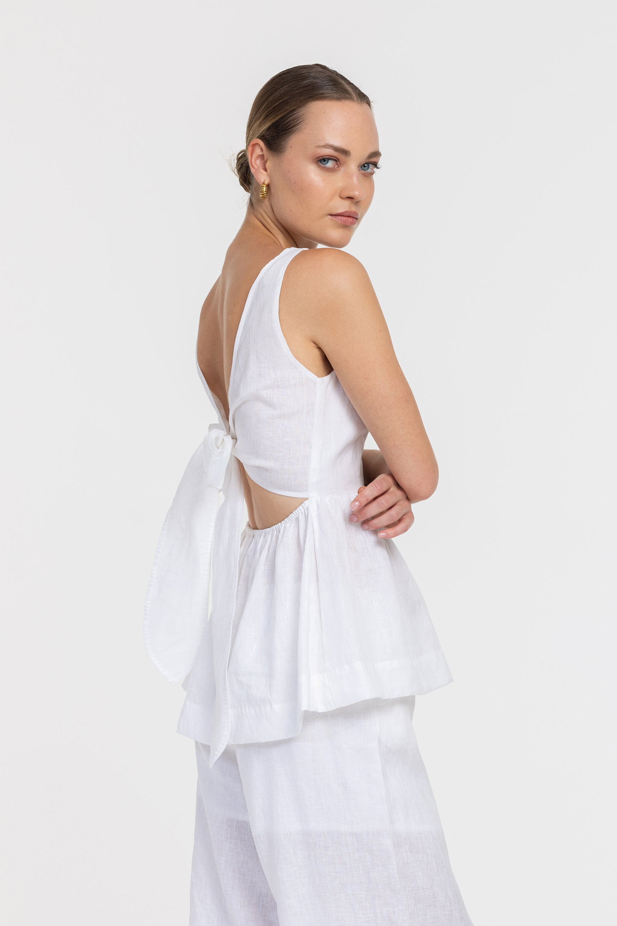 Elara Top - White