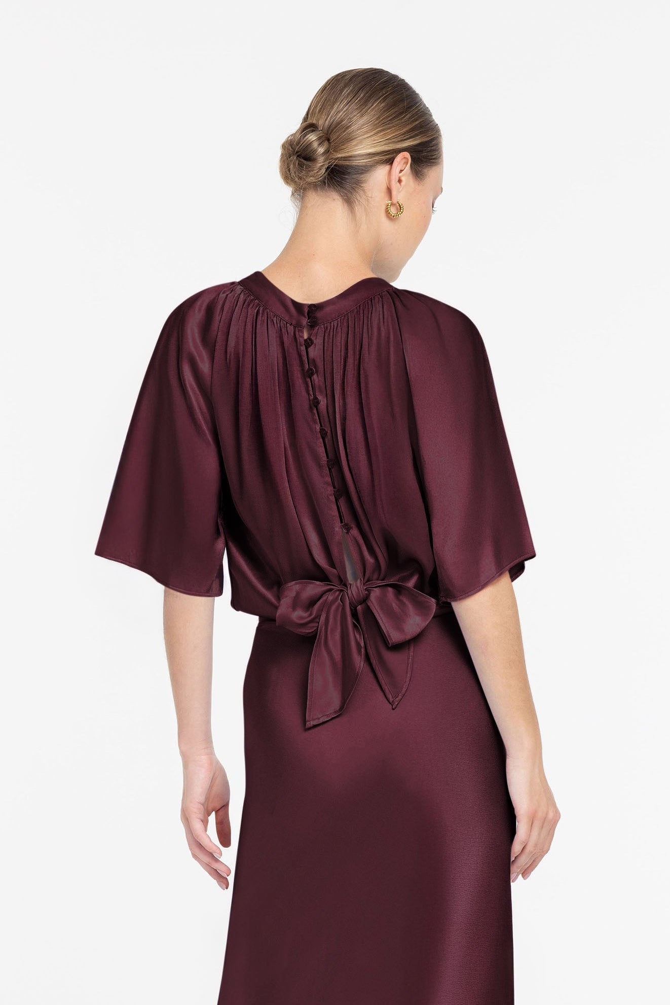 Euphoria Dress - Winter Wine