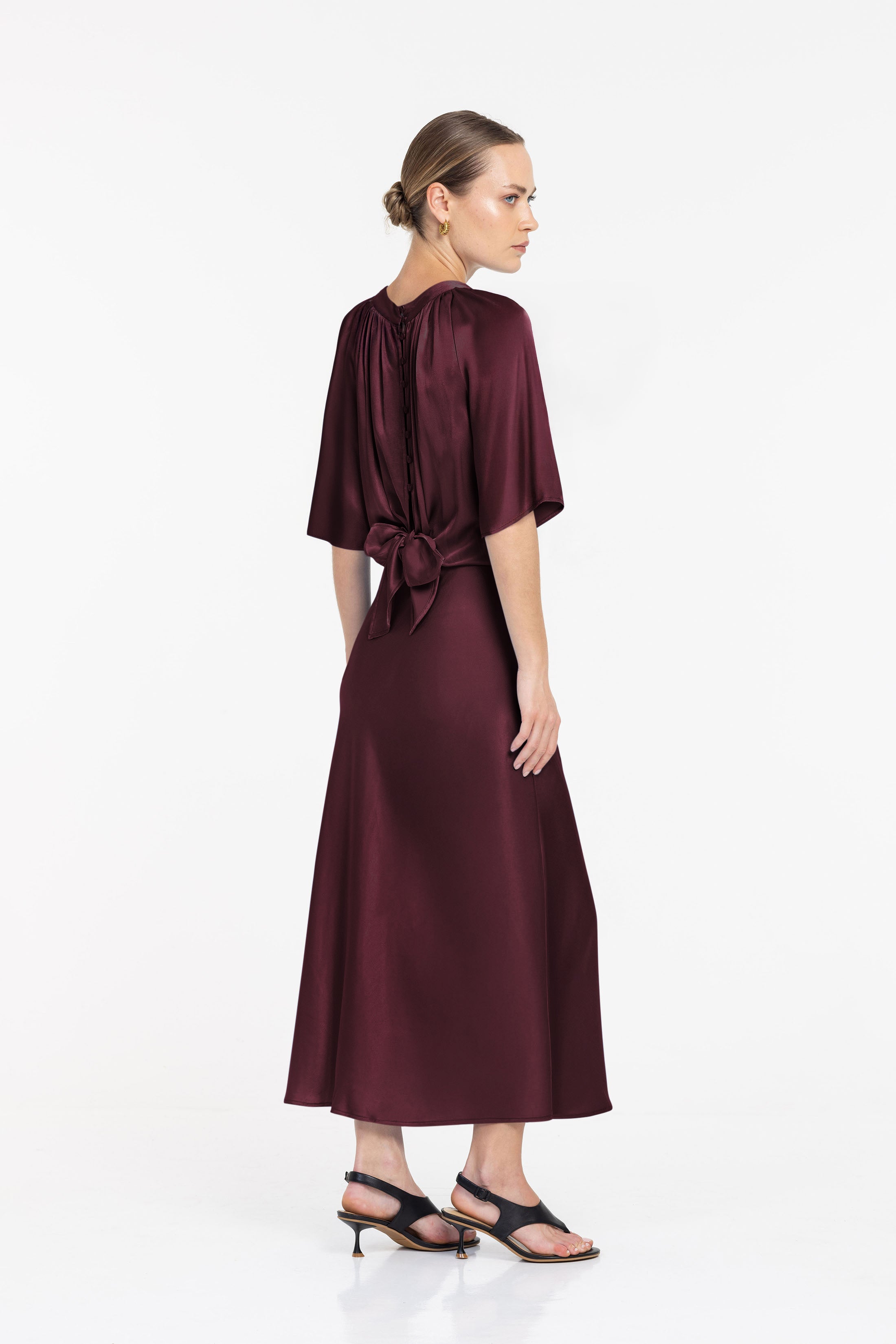 Euphoria Dress - Winter Wine