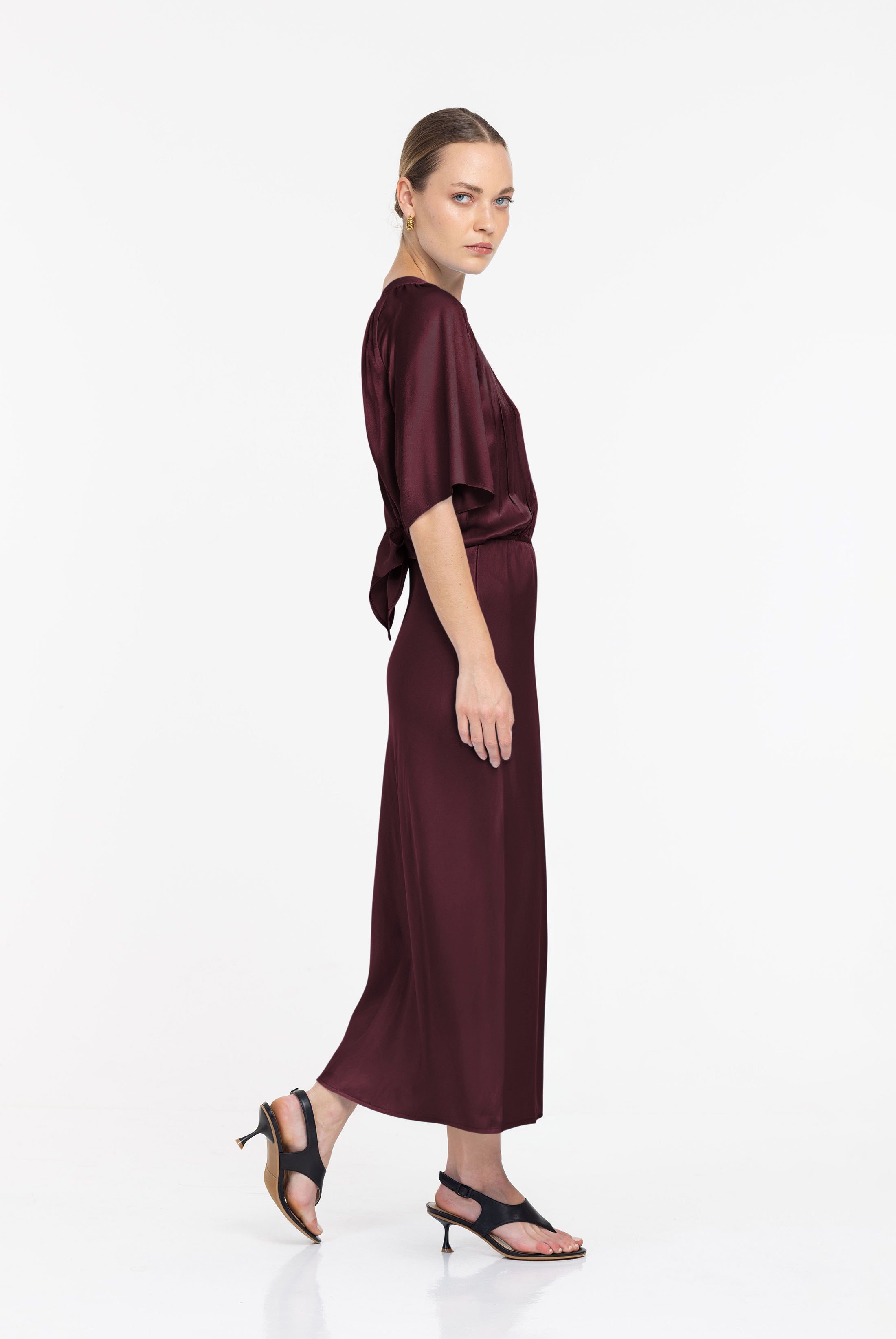 Euphoria Dress - Winter Wine