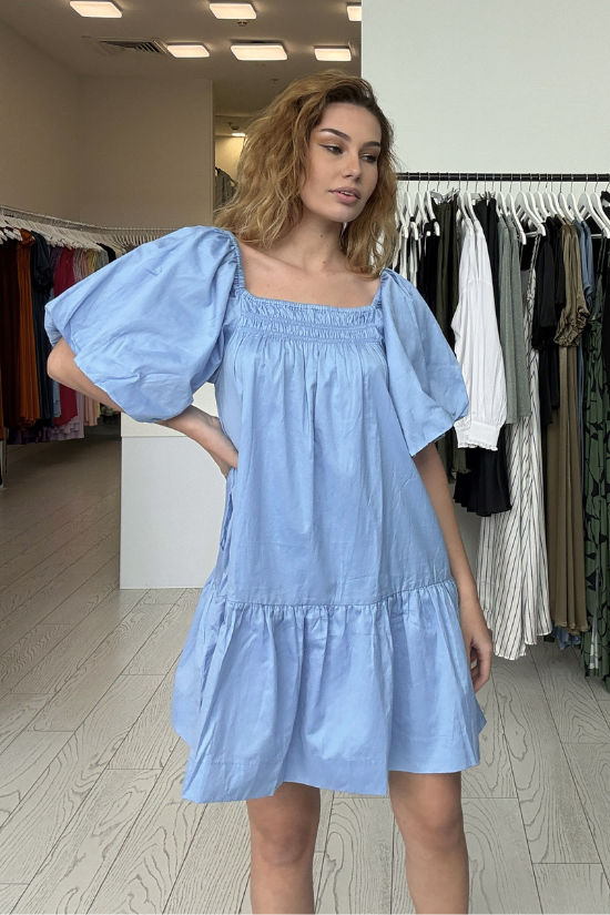 Everest Dress - Cornflower Blue