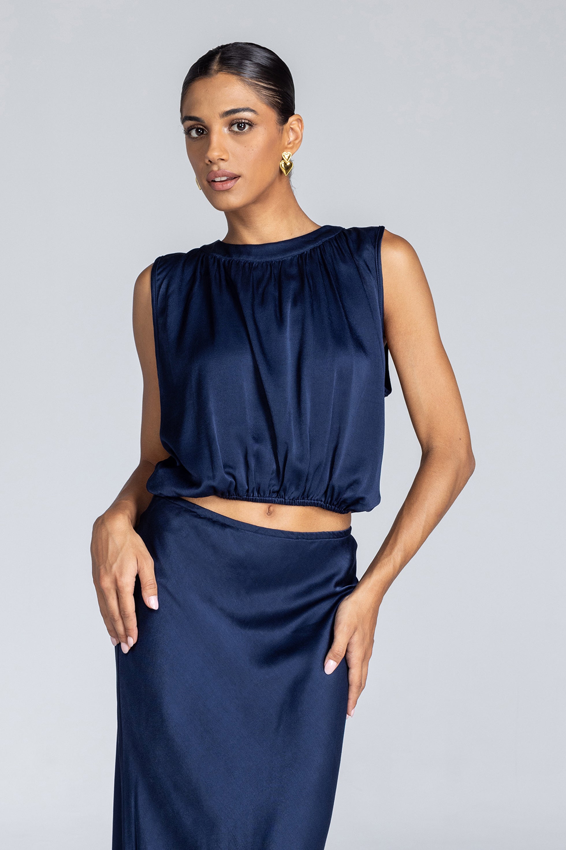 Exuberance Top - Navy