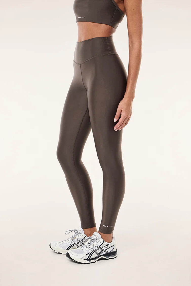 P.E Nation - Fairmont Full Length Leggings - Major Brown