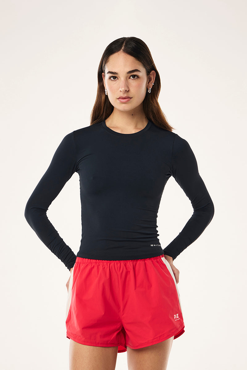 P.E Nation - Foundation Long Sleeve Tee - Dark Sapphire