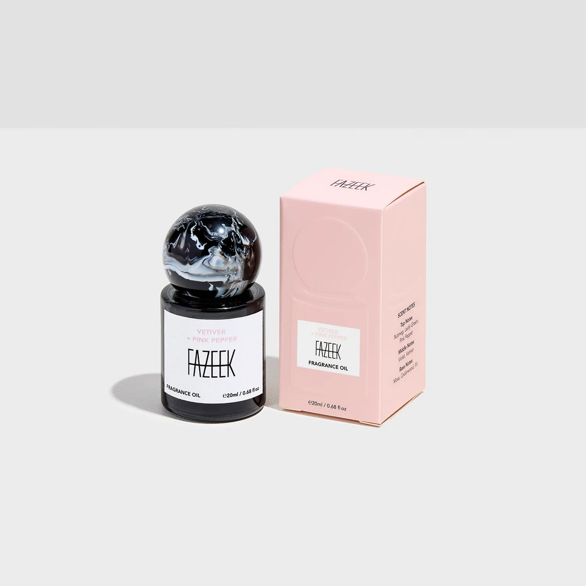 Fazeek | Frangrance Oil | Vetiver + Pink Pepper | 20ml