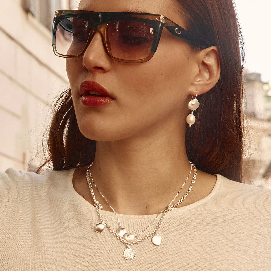 Fairley - Nomad Pearl Hooks - Silver