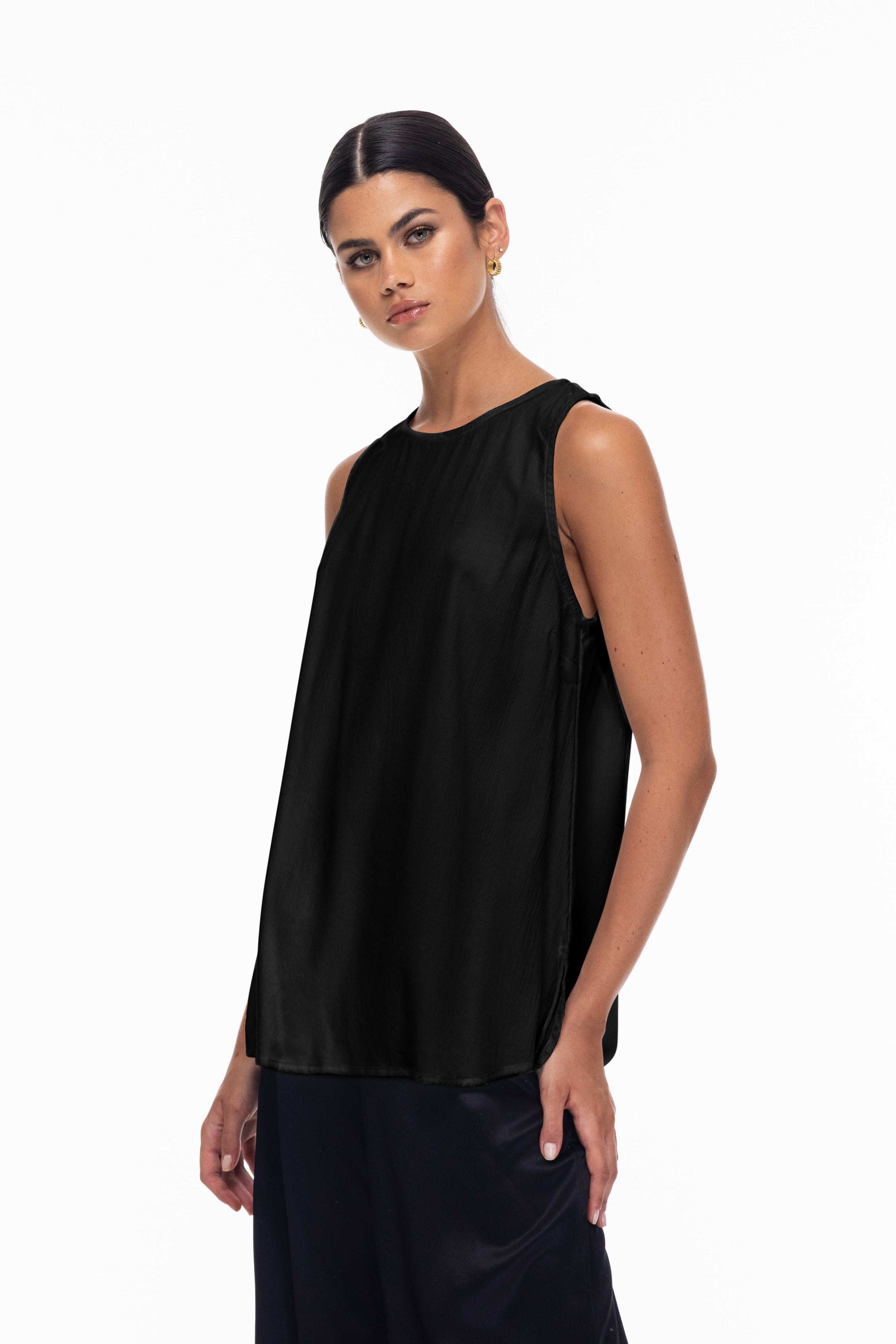 Finally Here Top - Black