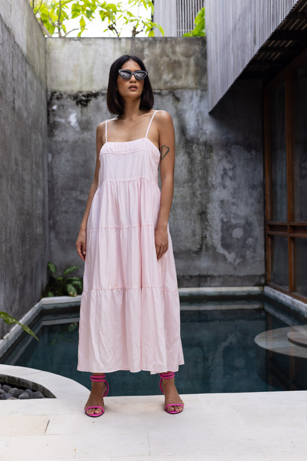 PRE-ORDER Fly To You Dress - Ice Pink
