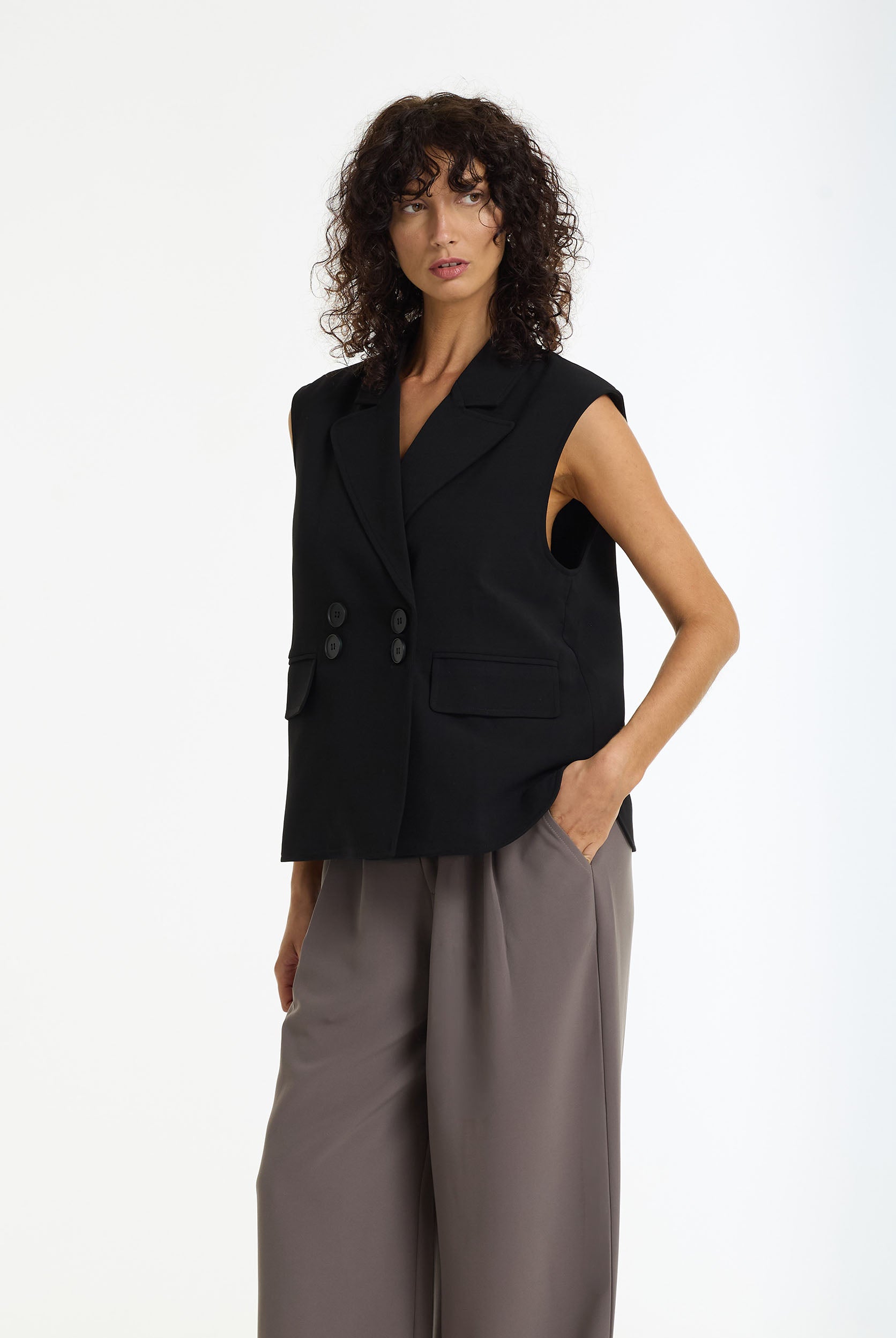 Forevermore Tailored Vest | Black | PRE-ORDER