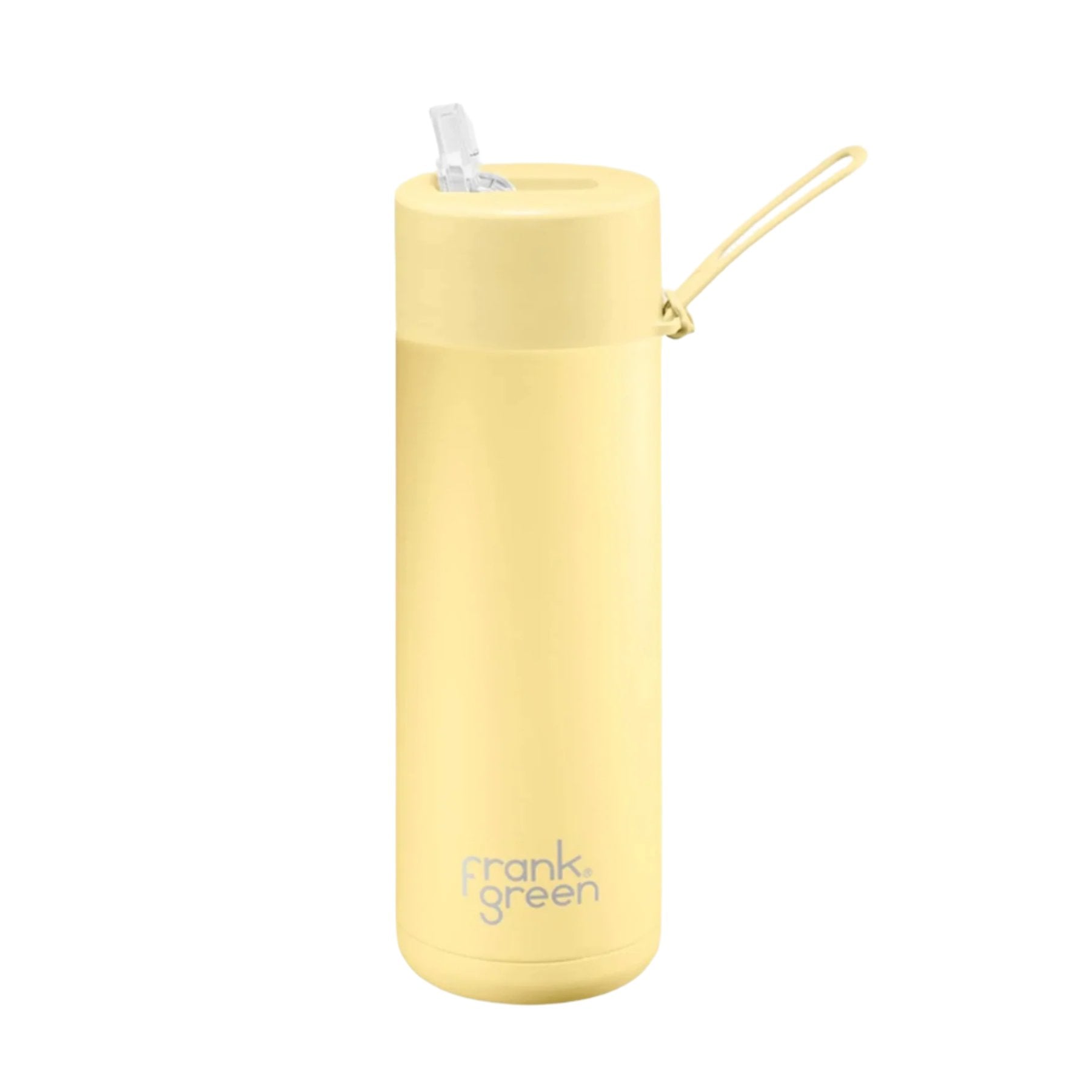 Frank Green - 20oz Reusable Bottle (straw) - Buttemilk