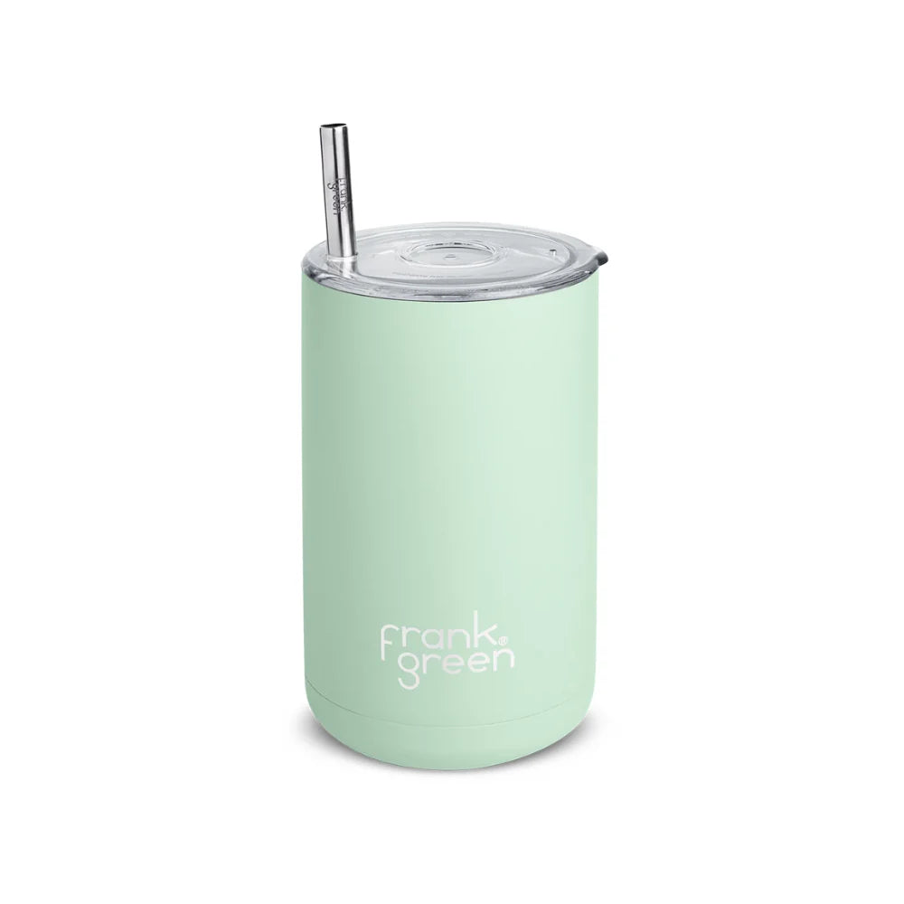 Frank Green - Iced Coffee Cup with Straw - Mint Gelato