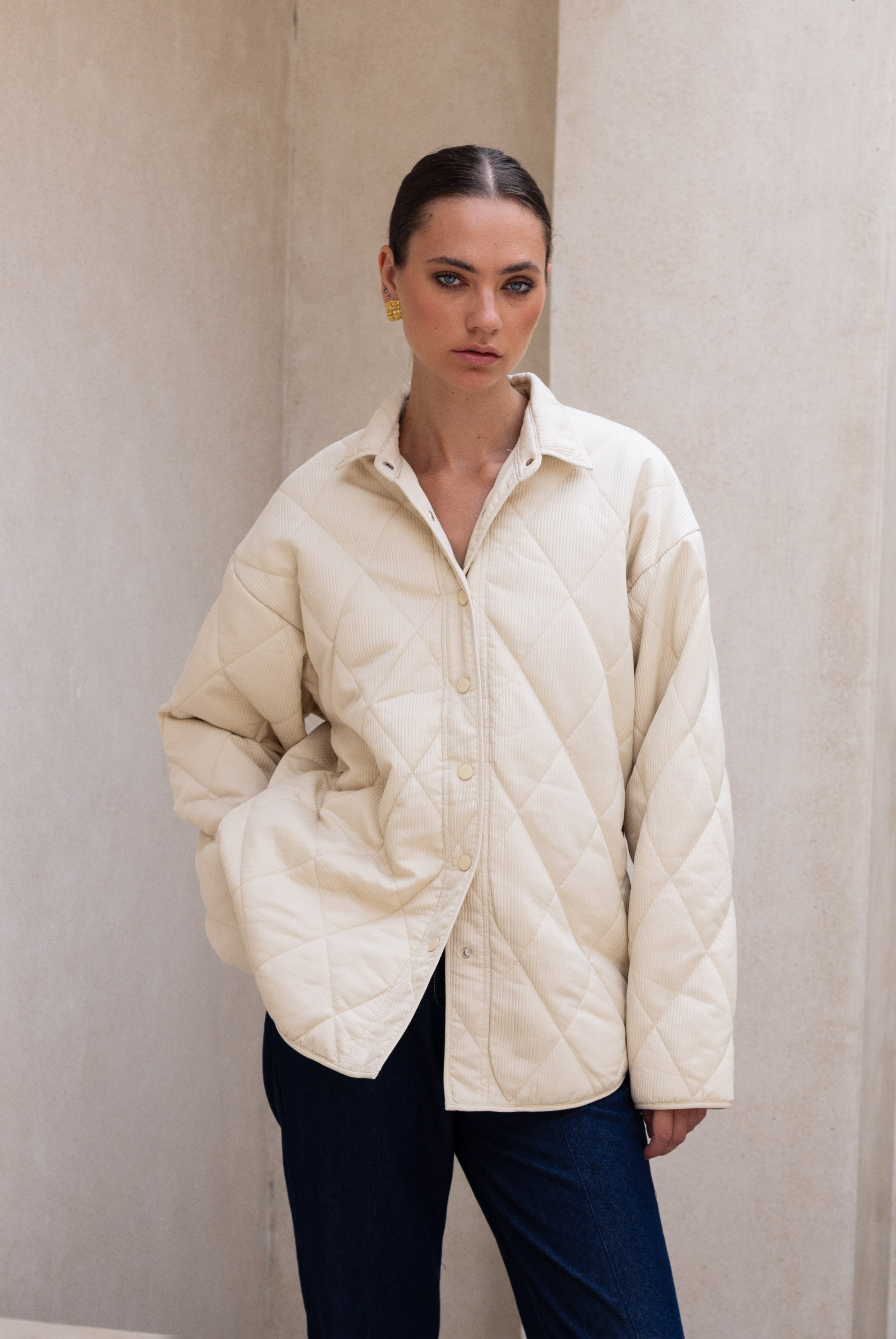 Frozen Embrace Jacket - Ivory
