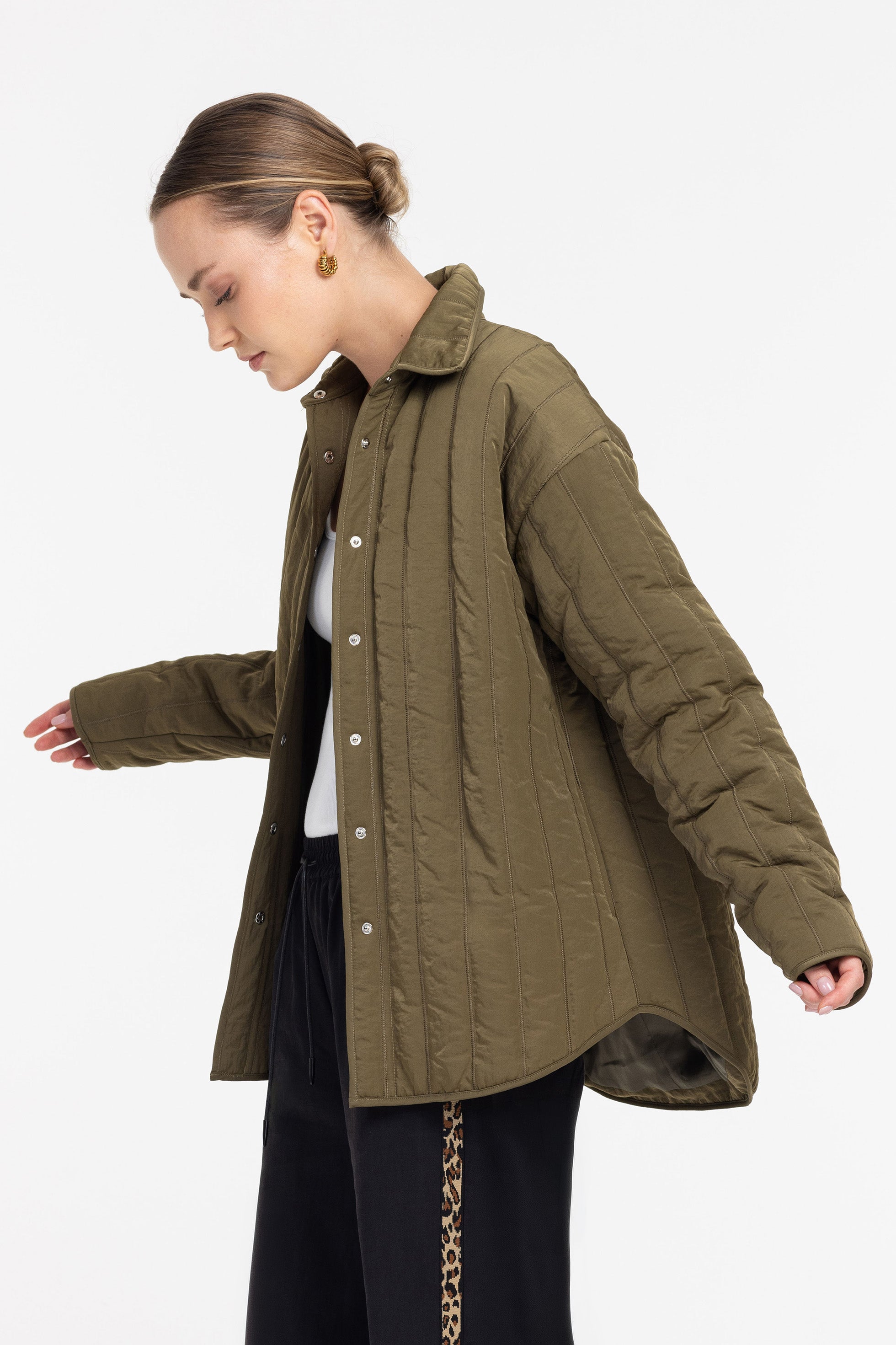Frozen Embrace Jacket - Khaki Green