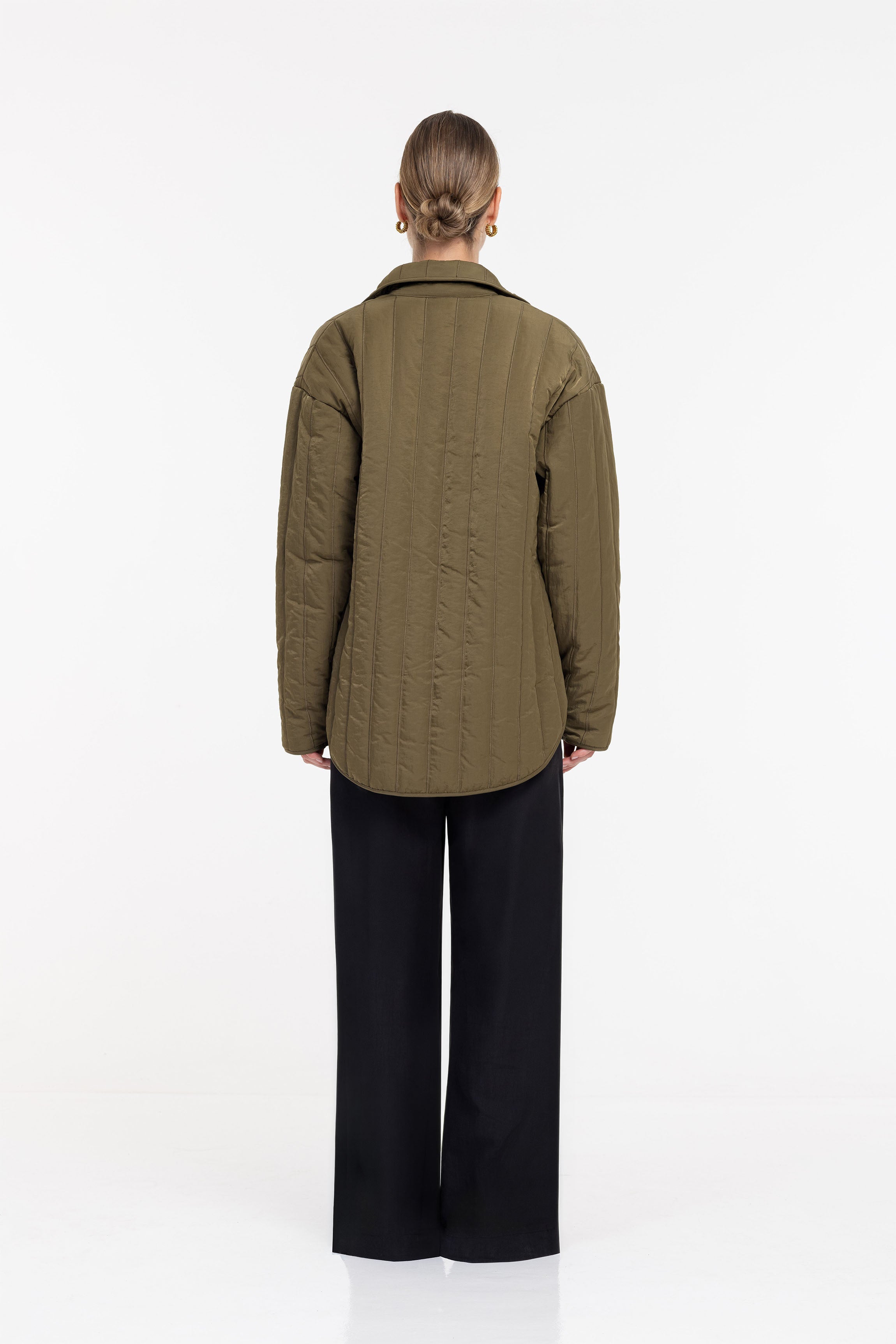 Diego Pant - Black with Leopard Trim