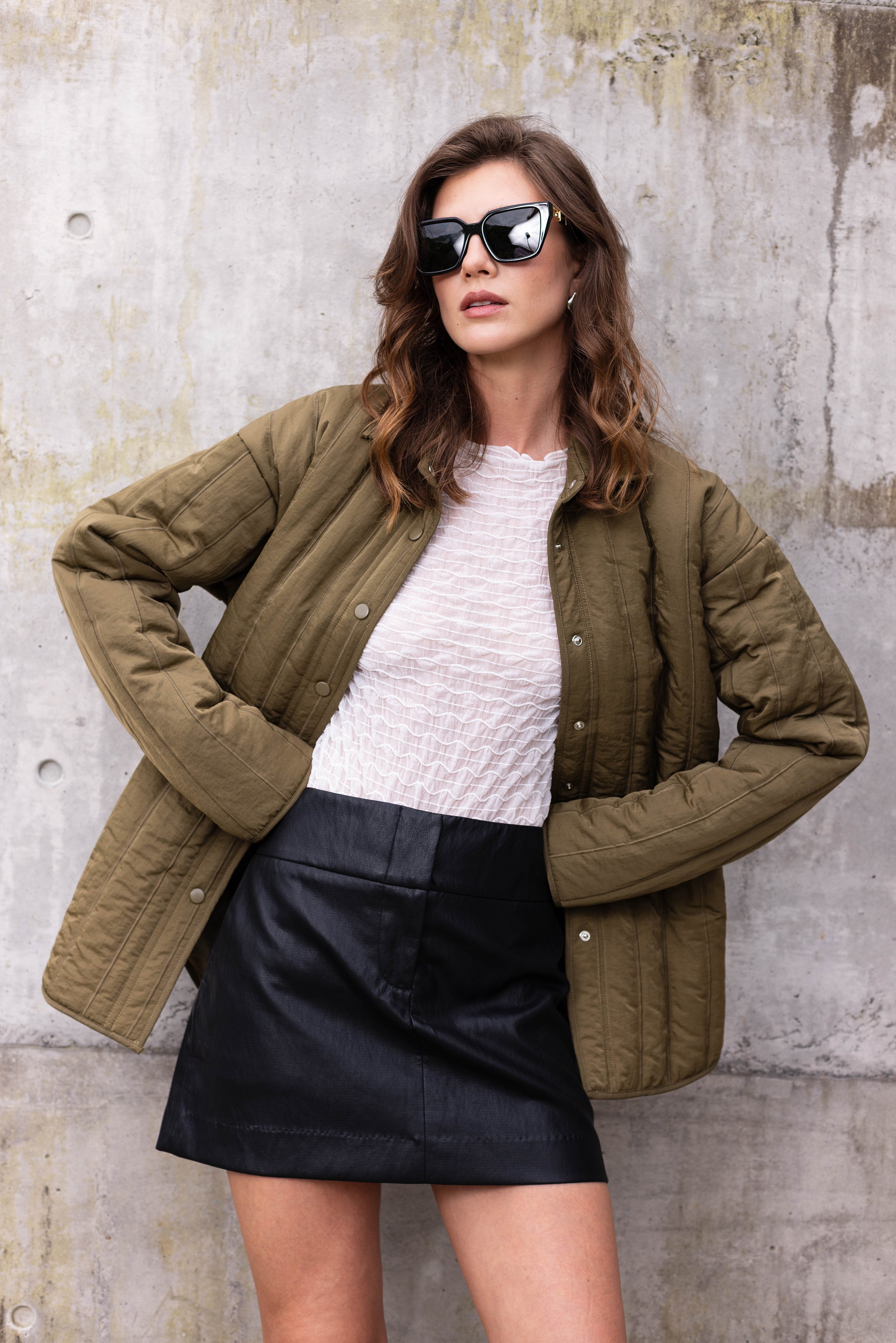 Frozen Embrace Jacket - Khaki Green