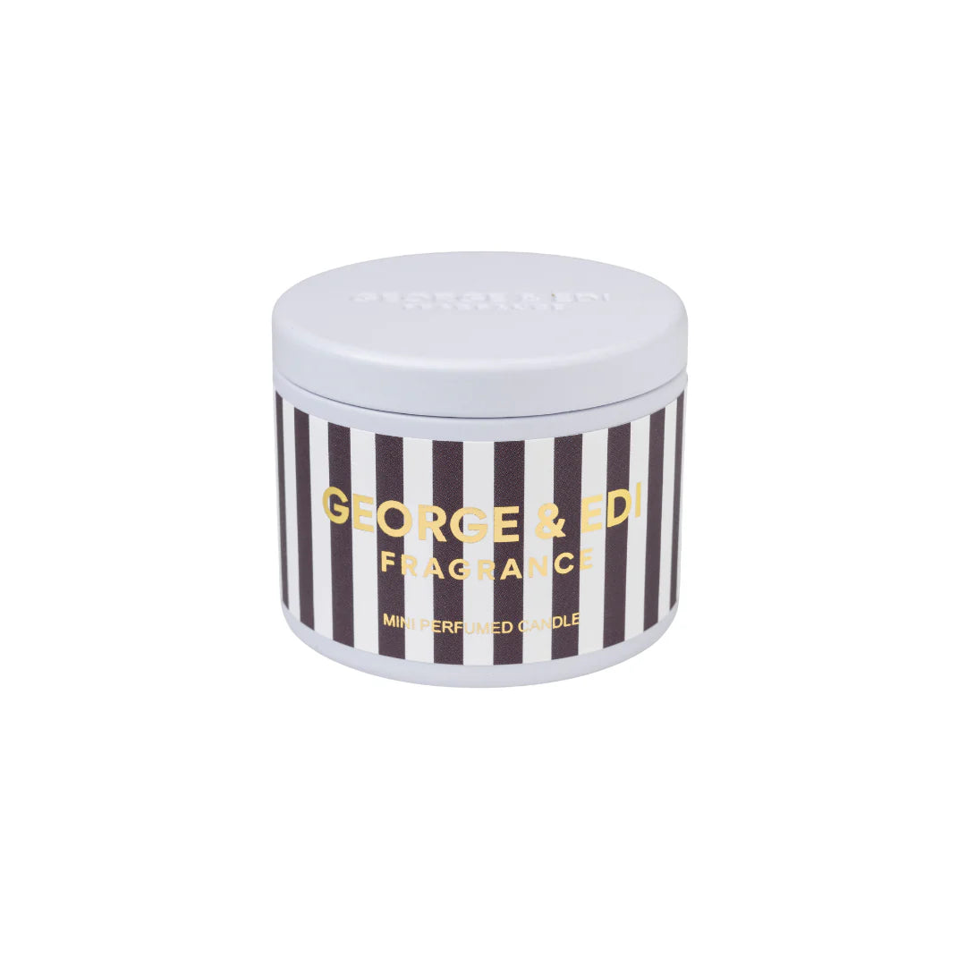 George & Edi - Mini Candle in a Tin - Ebony