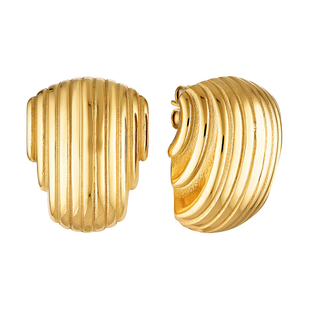 GIMME - Natalie Vintage Shell Gold Earrings