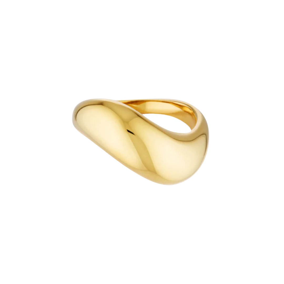 GIMME - Bronte Wave Ring - Gold - Size 7
