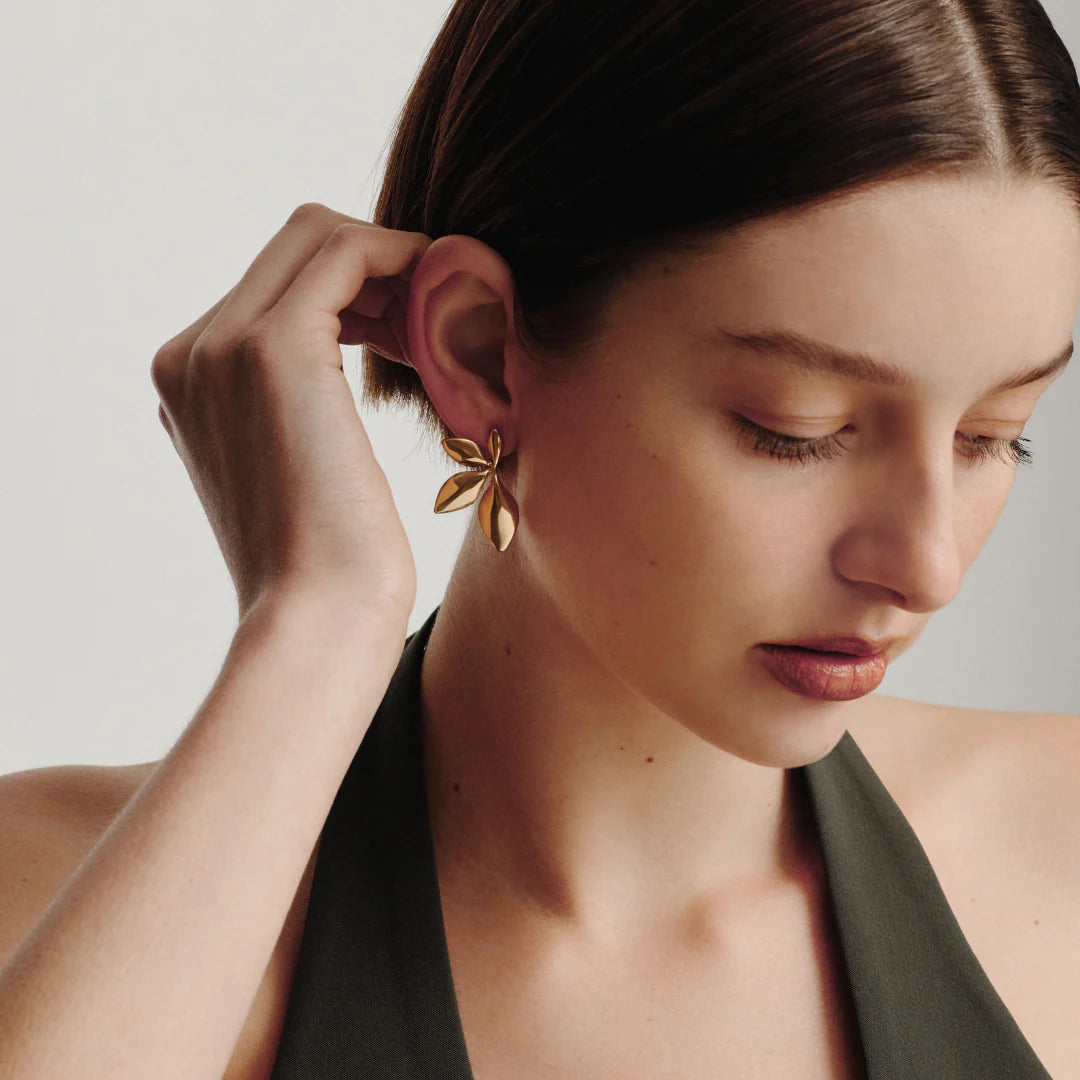 GIMME - Flower Earrings - Gold