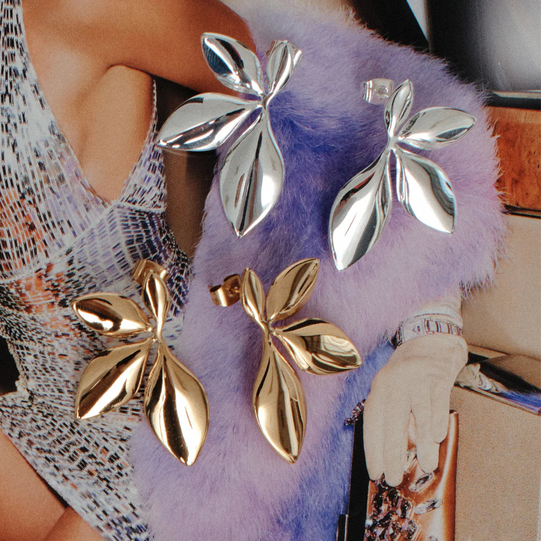 GIMME - Flower Earrings - Gold