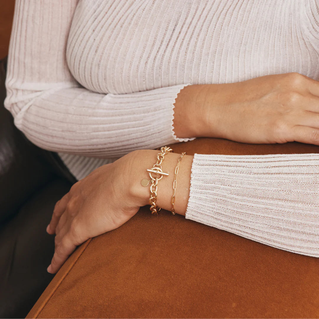 GIMME - Millie Fob link Bracelet - Gold