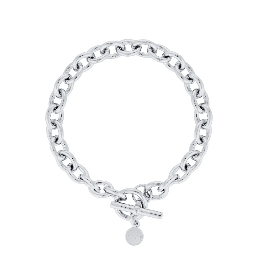 GIMME - Millie Fob link Bracelet - Silver