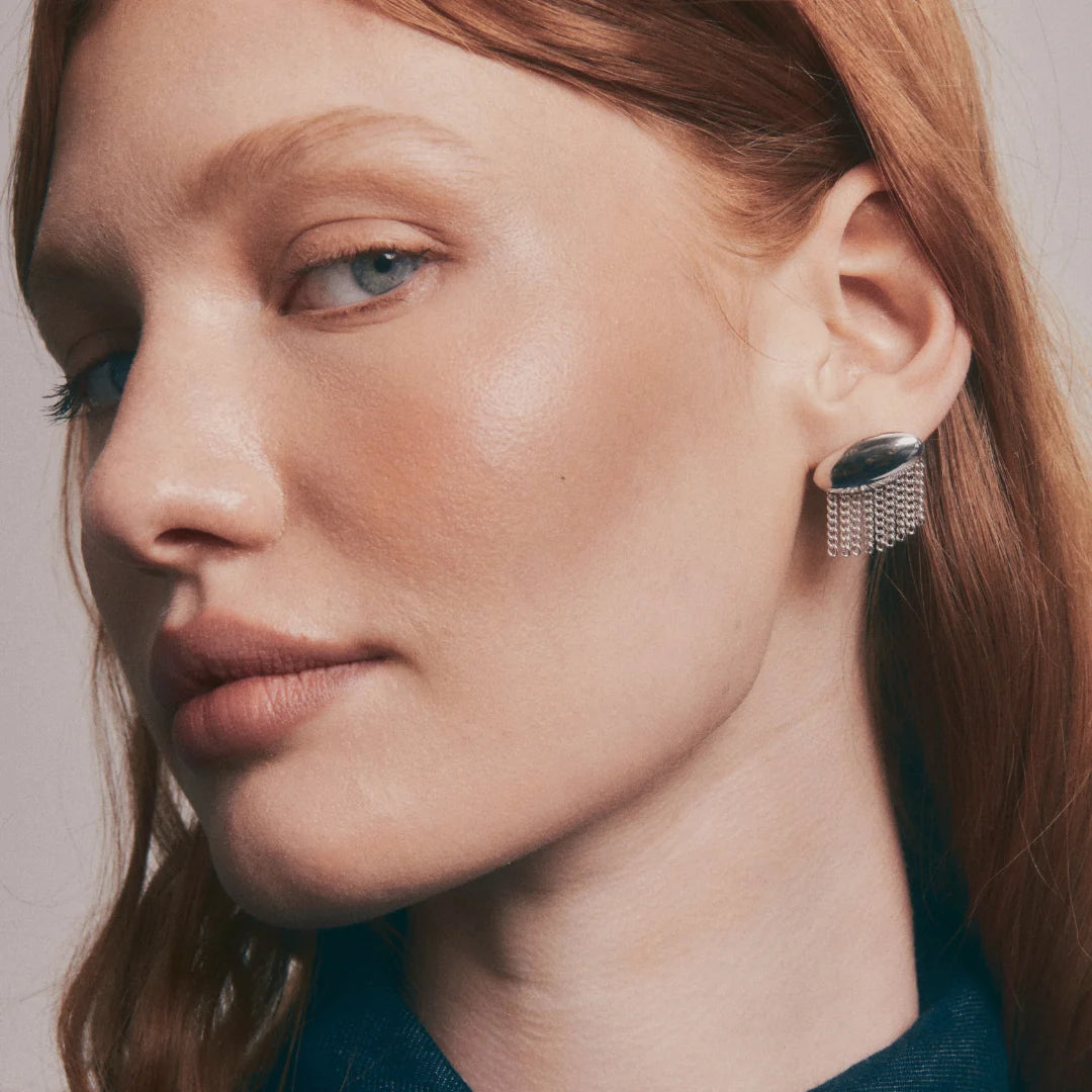 GIMME - Sway Stud Earrings - Silver