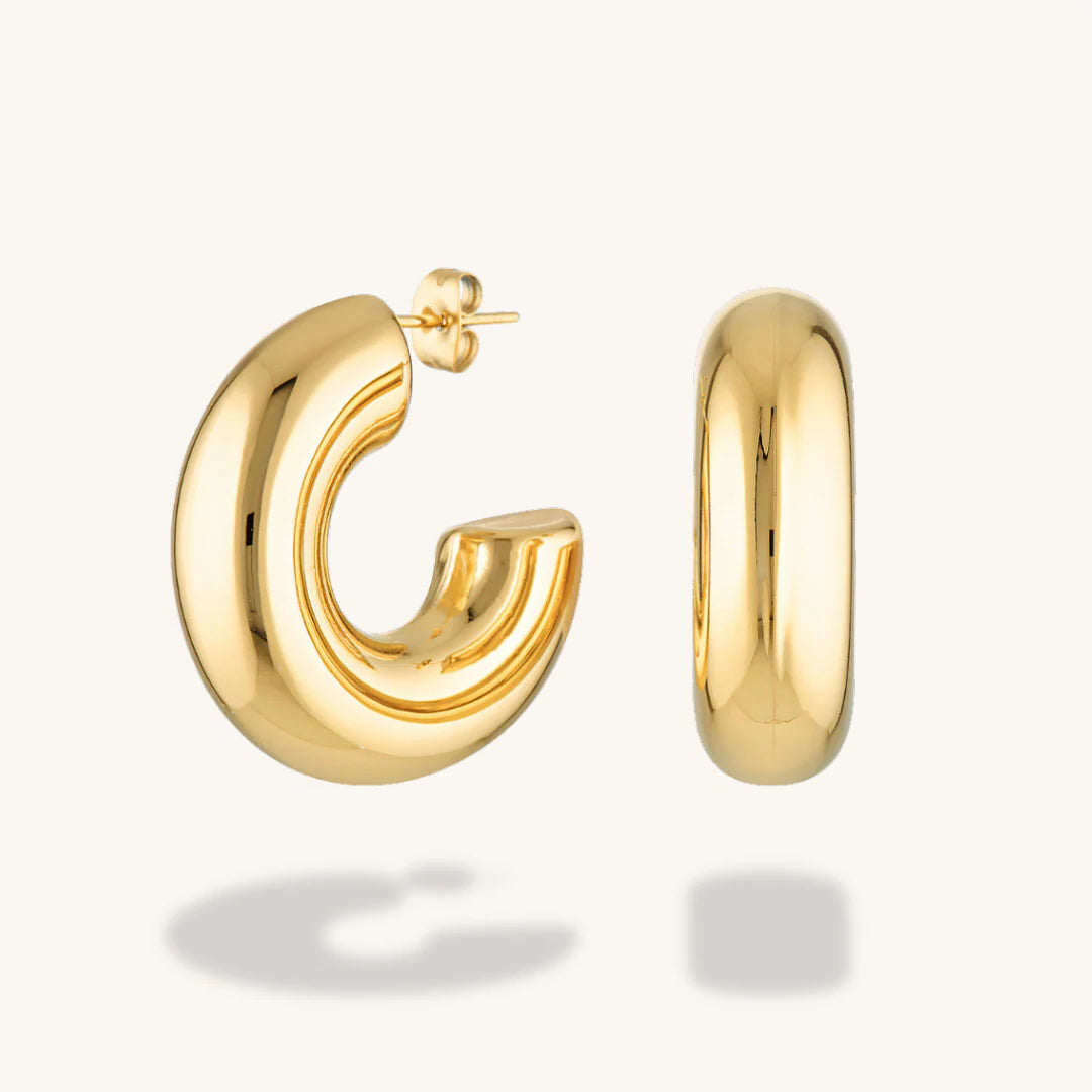GIMME - Tigga Tube Hoops - Gold