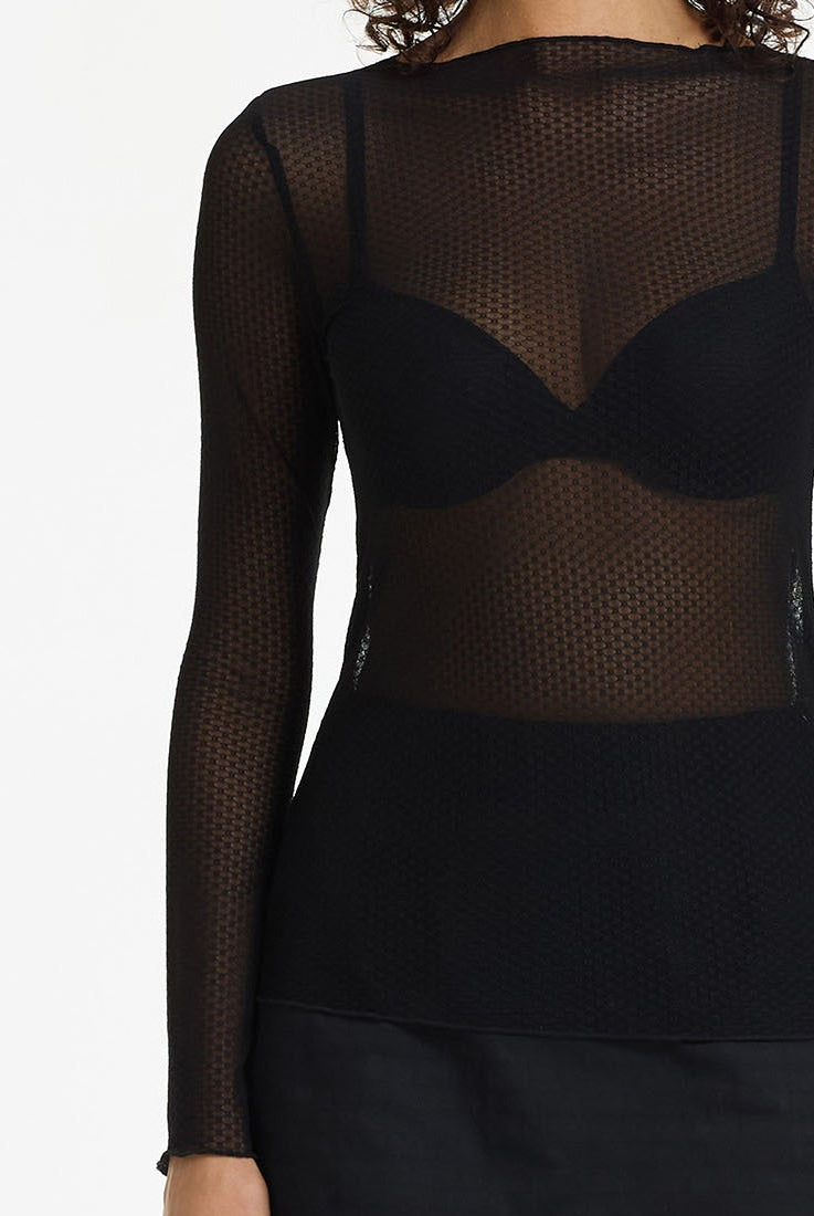 PRE-ORDER Gigi Top - Black Eclipse