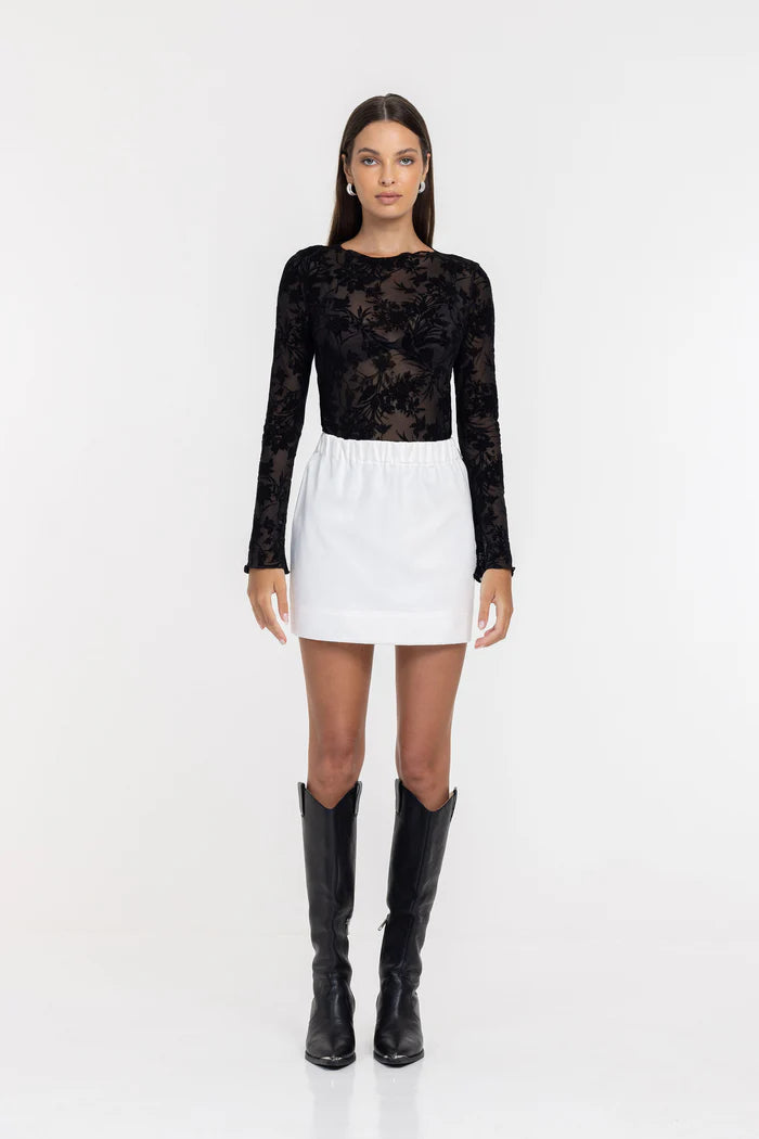 PRE-ORDER Gigi Top - Black Floral